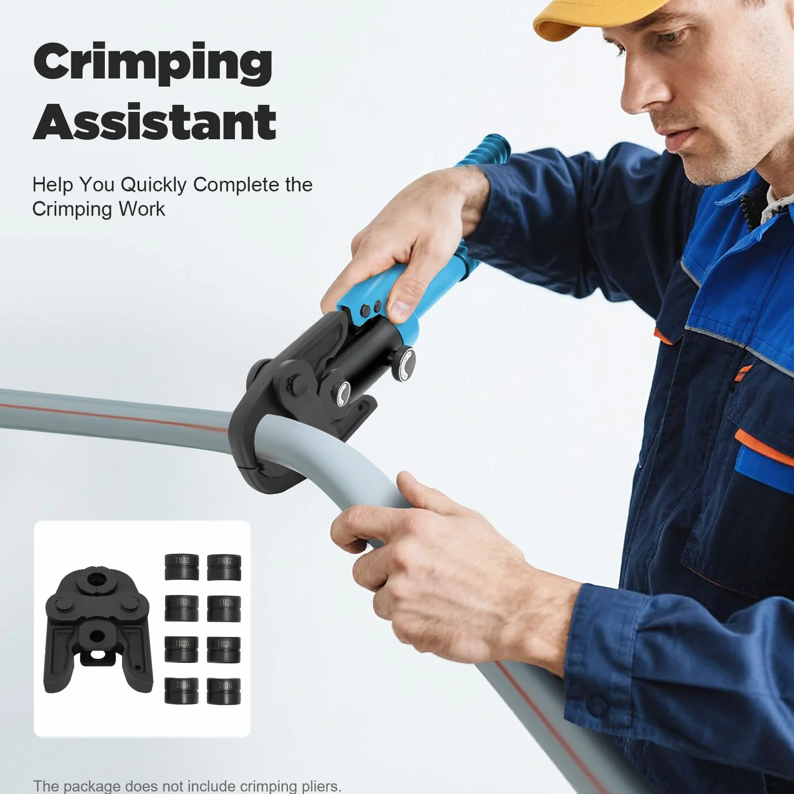 Ganasce a pressione professionale 16-32 mm per tubi compositi alluminio-plastica PEX rame acciaio