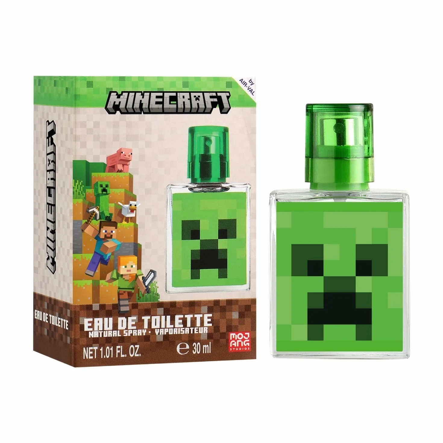 Air Val Minecraft - Eau de Toilette per bambini, 30 ml