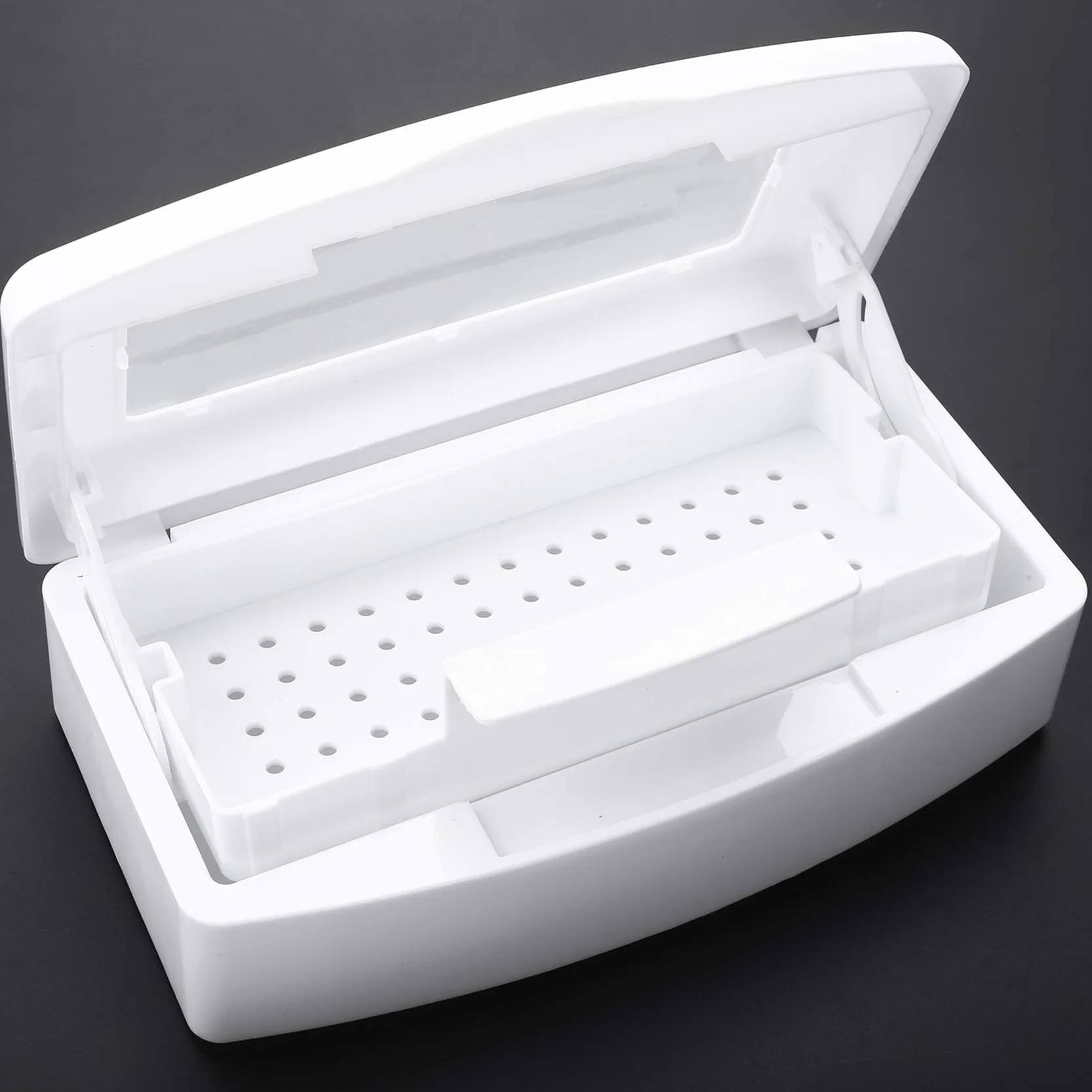 Vassoio per Sterilizzatore per Unghie Disinfezione Pedicure Scatola per Manicure Chiodi Scatole D'Arte Strumenti per Salone di Sterilizzazione Strumento per Attrezzi per Manicure