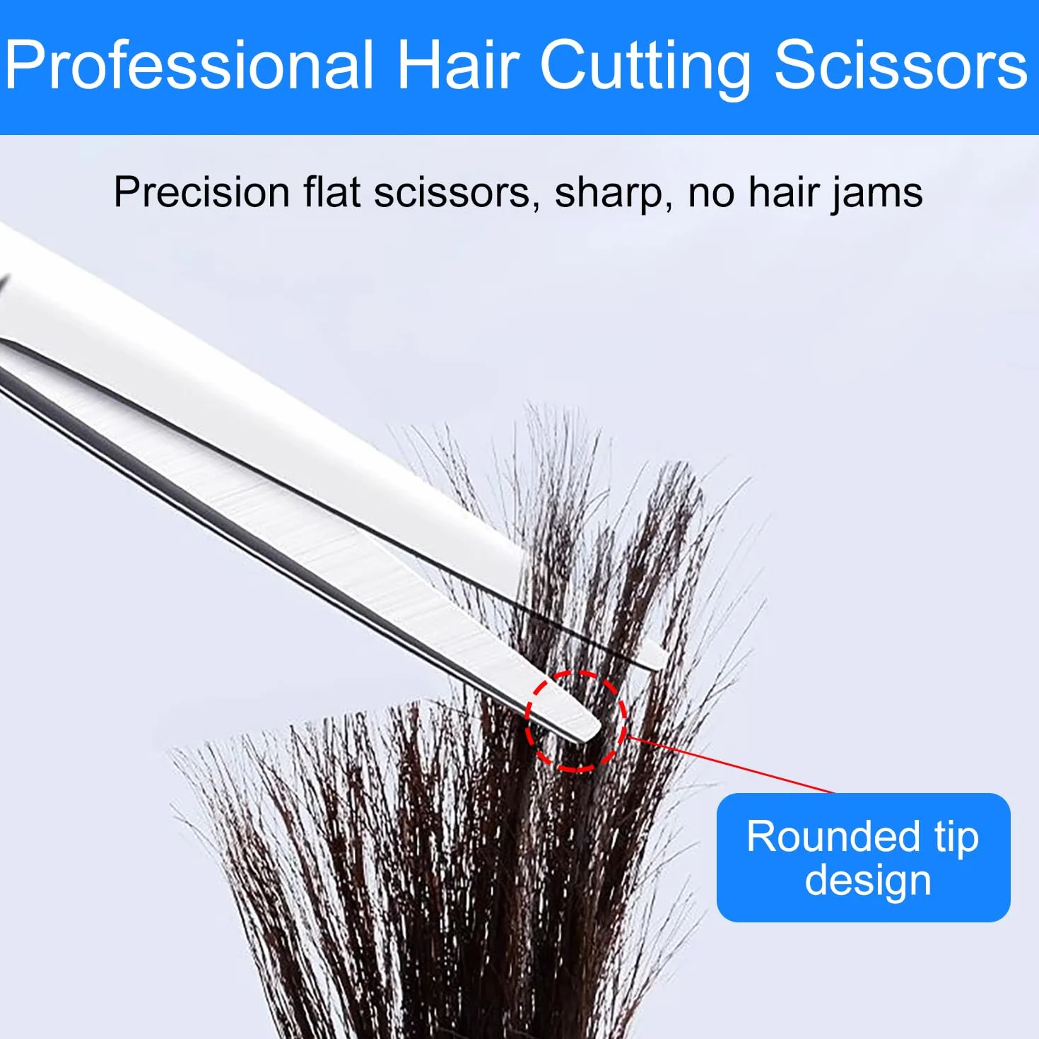 Forbici Parrucchiere Professionali, Forbici per Capelli in Acciaio Inossidabile, Forbici Capelli per Donna, Uomo, Bambino