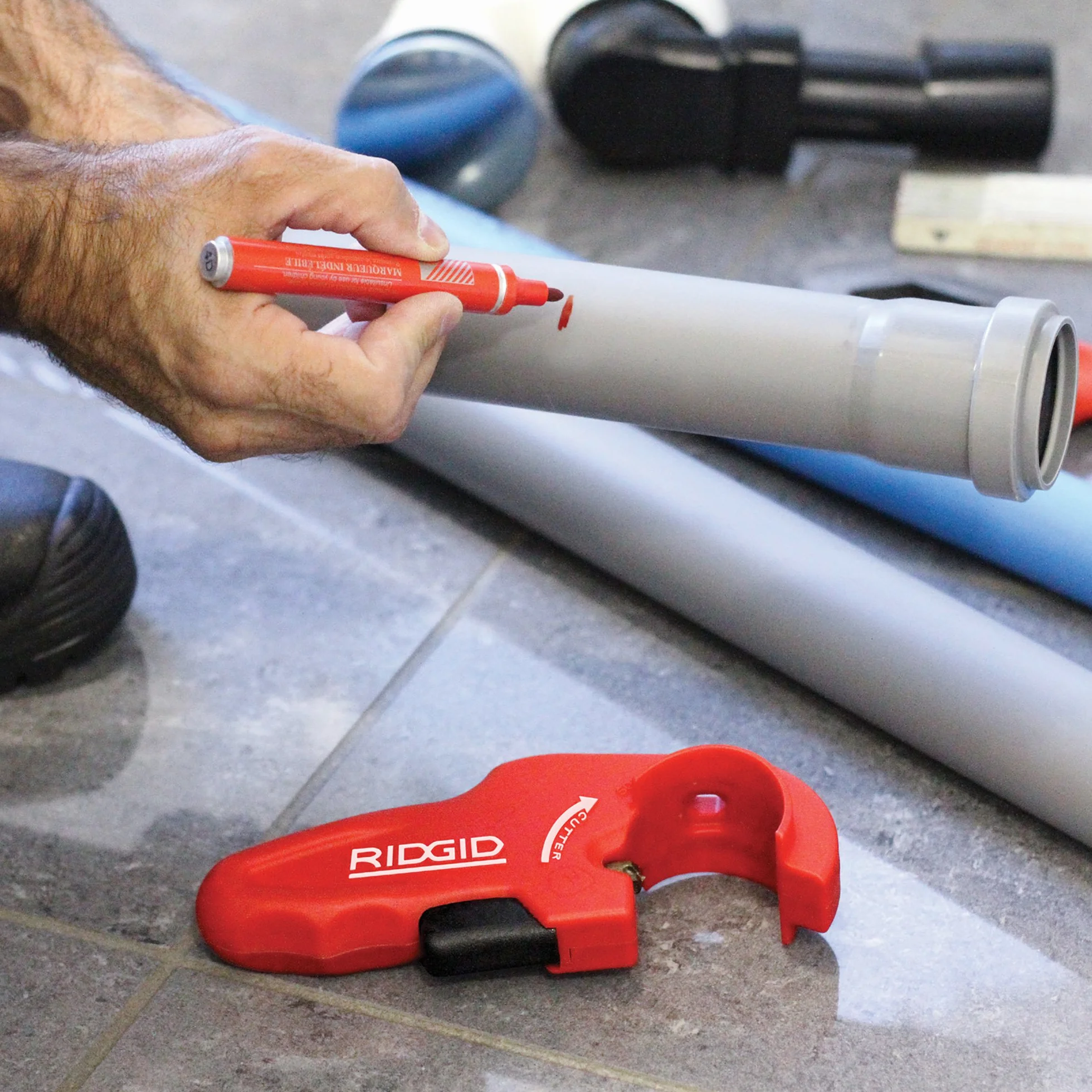 RIDGID 40868 Tagliatubi PTEC 5000 50 mm per tubi di scarico in plastica