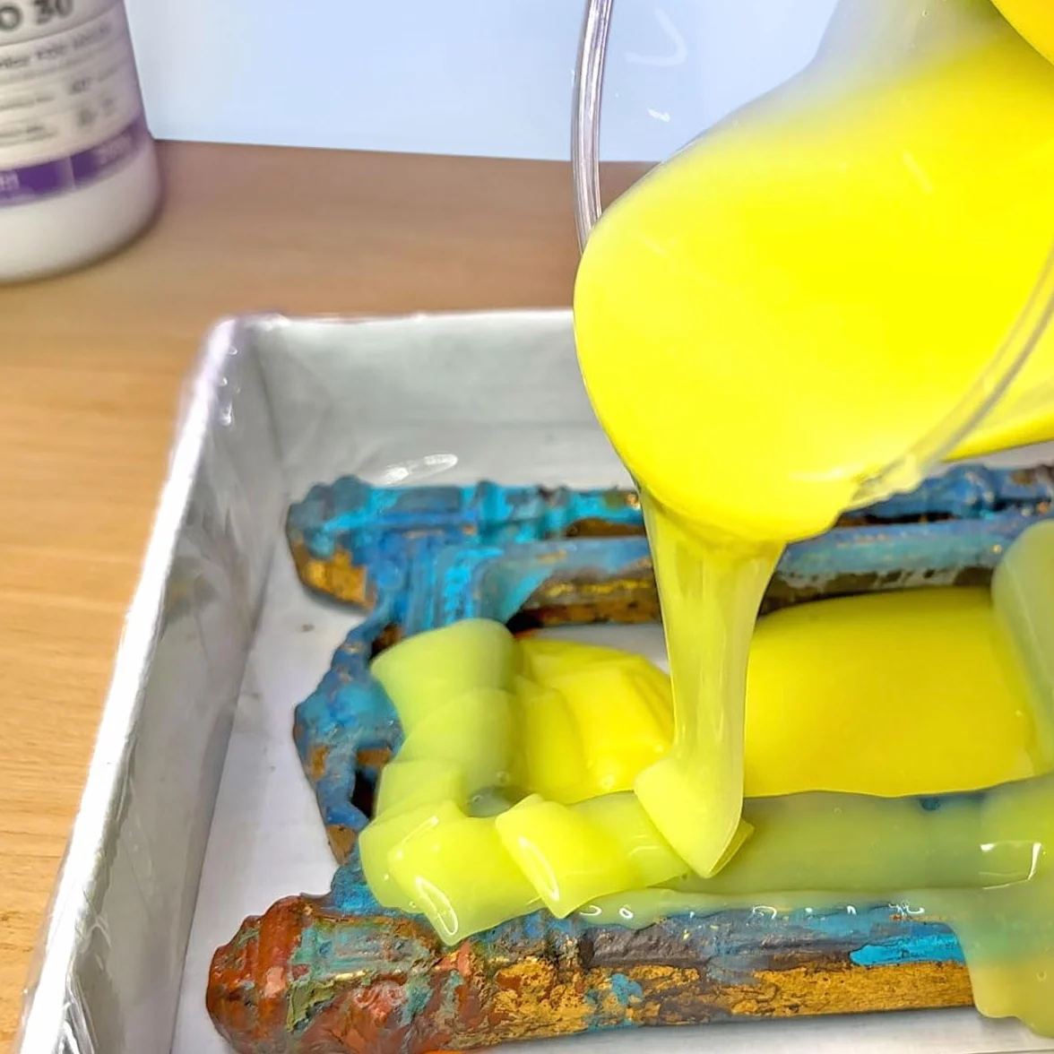 RESCHIMICA Silicone per Stampi Alta Durezza R PRO 30 1 kg Gomma Siliconica Atossica 1:1 Silicone Liquido Alta Resistenza