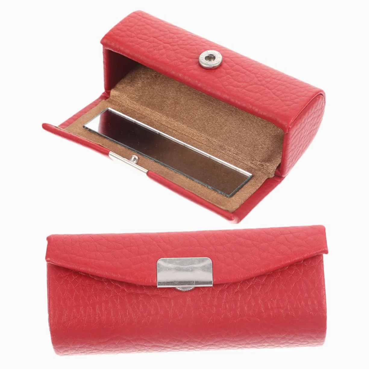 Beavorty 4pezzi Porta Rossetto Pelle Da Compatto e Leggero Per Viaggi Per Donne e Ragazze Stile Elegante e Pratico Per Eventi e Feste