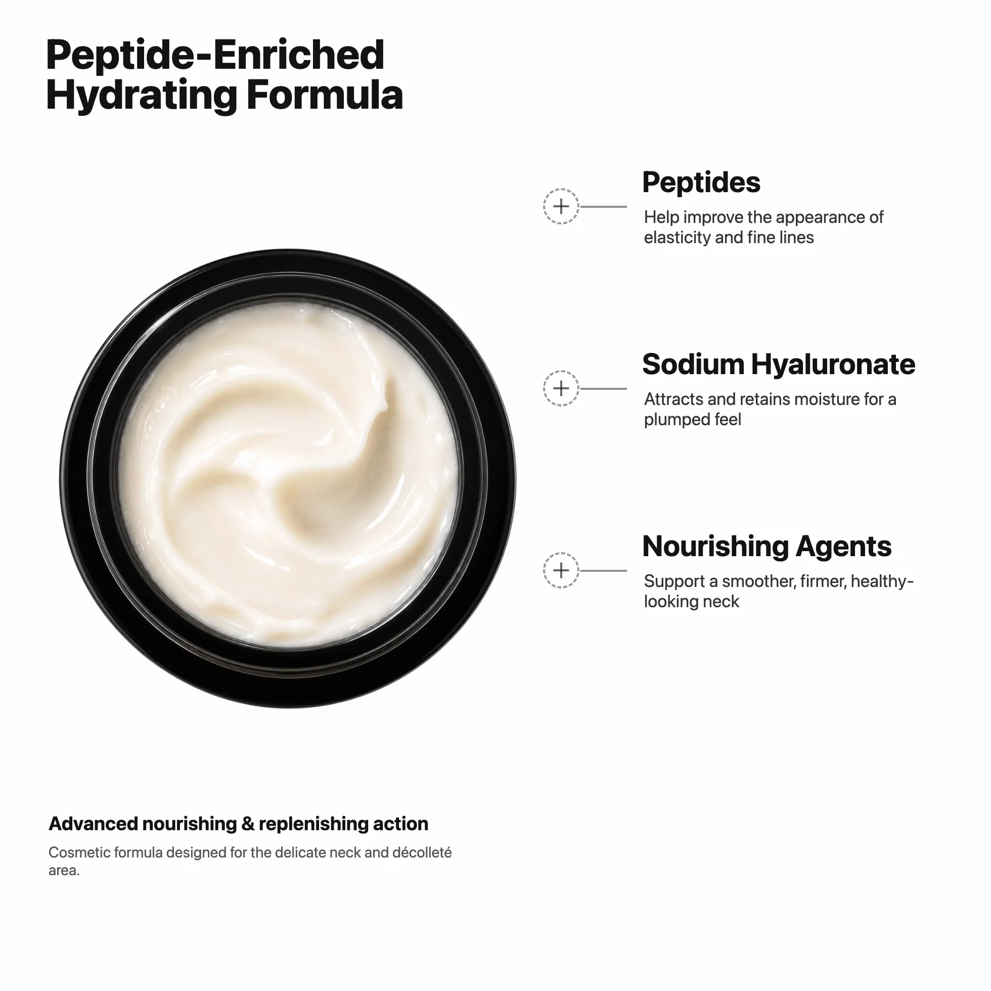 IMIM Crema Collo Rassodante e Modellante 50ml – Crema Antietà Avanzata Effetto Lifting con Tripeptide-1, Pentapeptide-4 e Esapeptide-8 – Idratante Antirughe per Collo e Décolleté