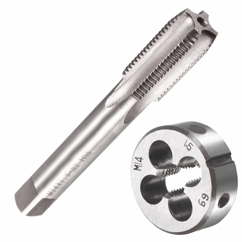 Maschio HSS M14 x 1,5 mm filettatura destra fine scanalata