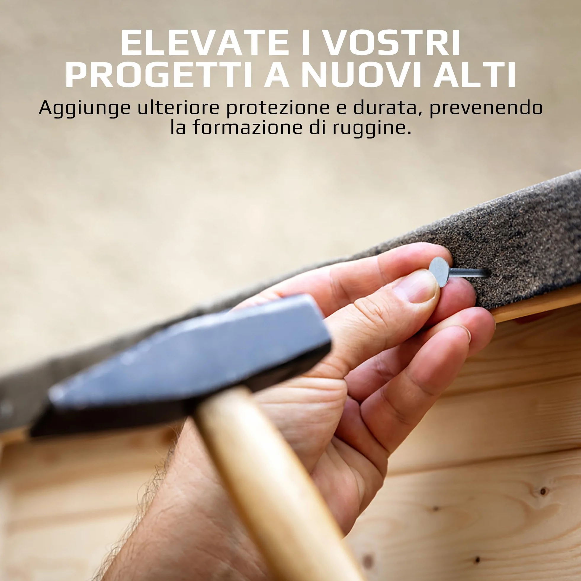 Chiodi per Tetto 25 mm Confezione da 100 Chiodi Clout Zincati Testa Extra Large per Coperture