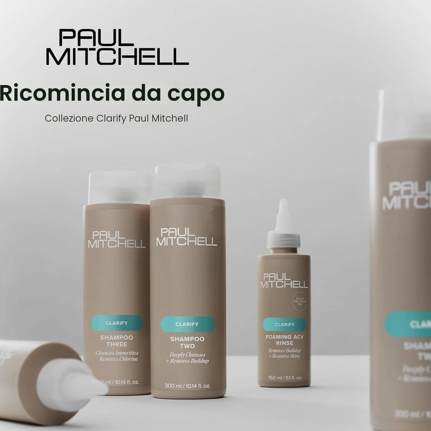 Paul Mitchell Shampoo Two, shampoo seboregolatore, per tutti i tipi di capelli, specialmente capelli grassi - 1000ml