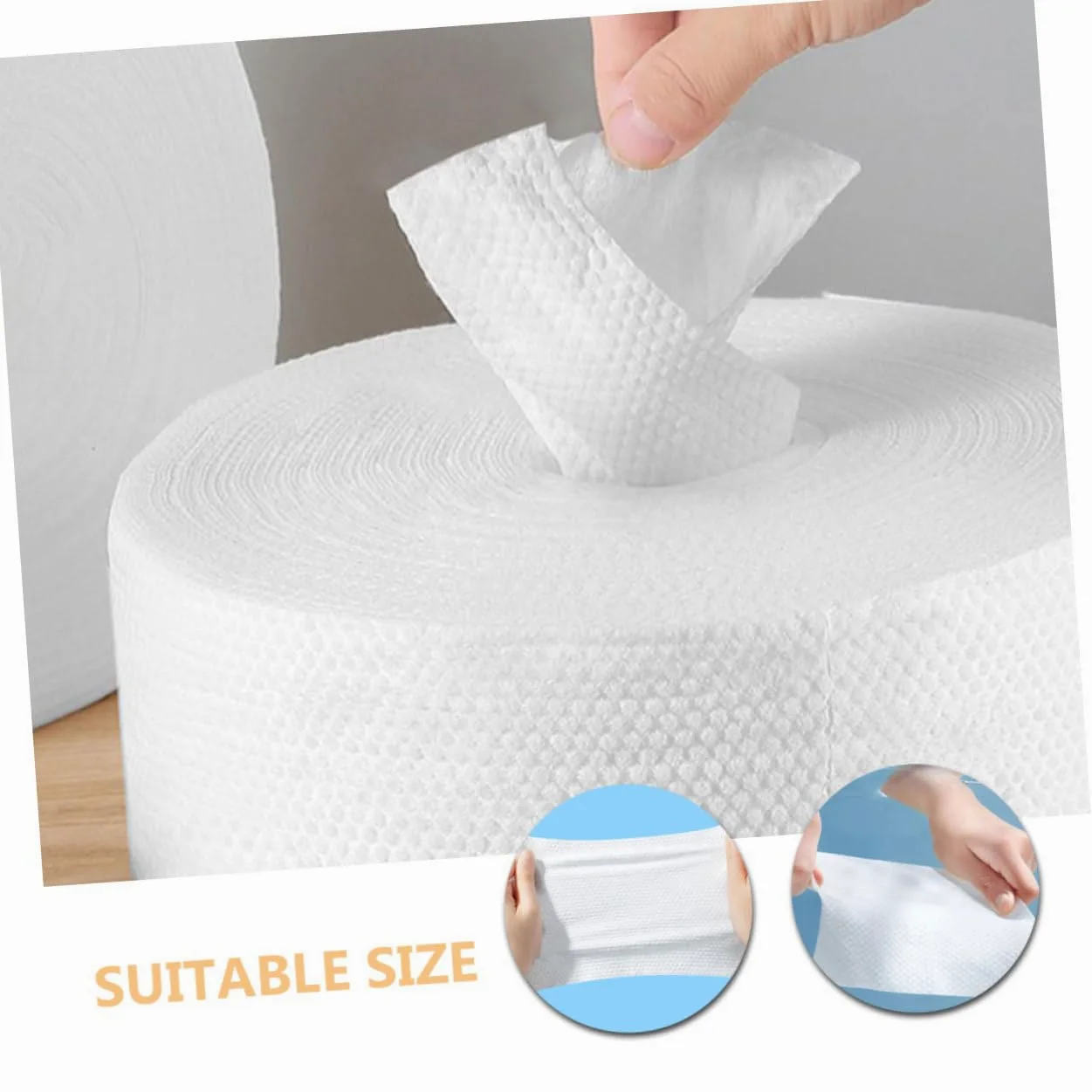Asciugamani Monouso Viso in Cotone Morbido per Pulizia e Trucco 600 G