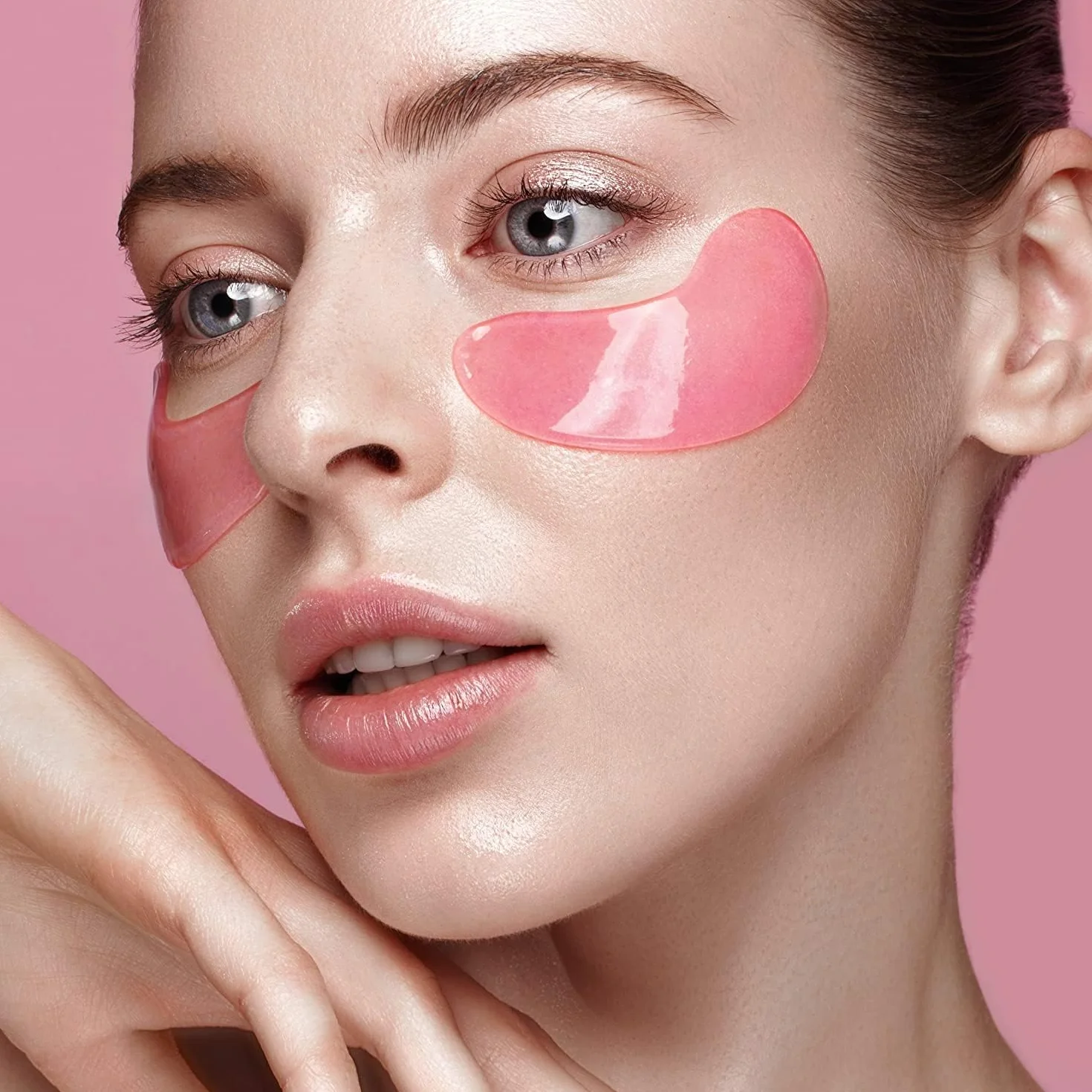 YEAUTY ENERGY ELIXIR EYE PAD MASK, i cuscinetti per gli occhi super morbidi con il lussuoso siero anti-invecchiamento di vitamina C, acido ialuronico e pompelmo rosa, riducono le occhiaie e leviga la