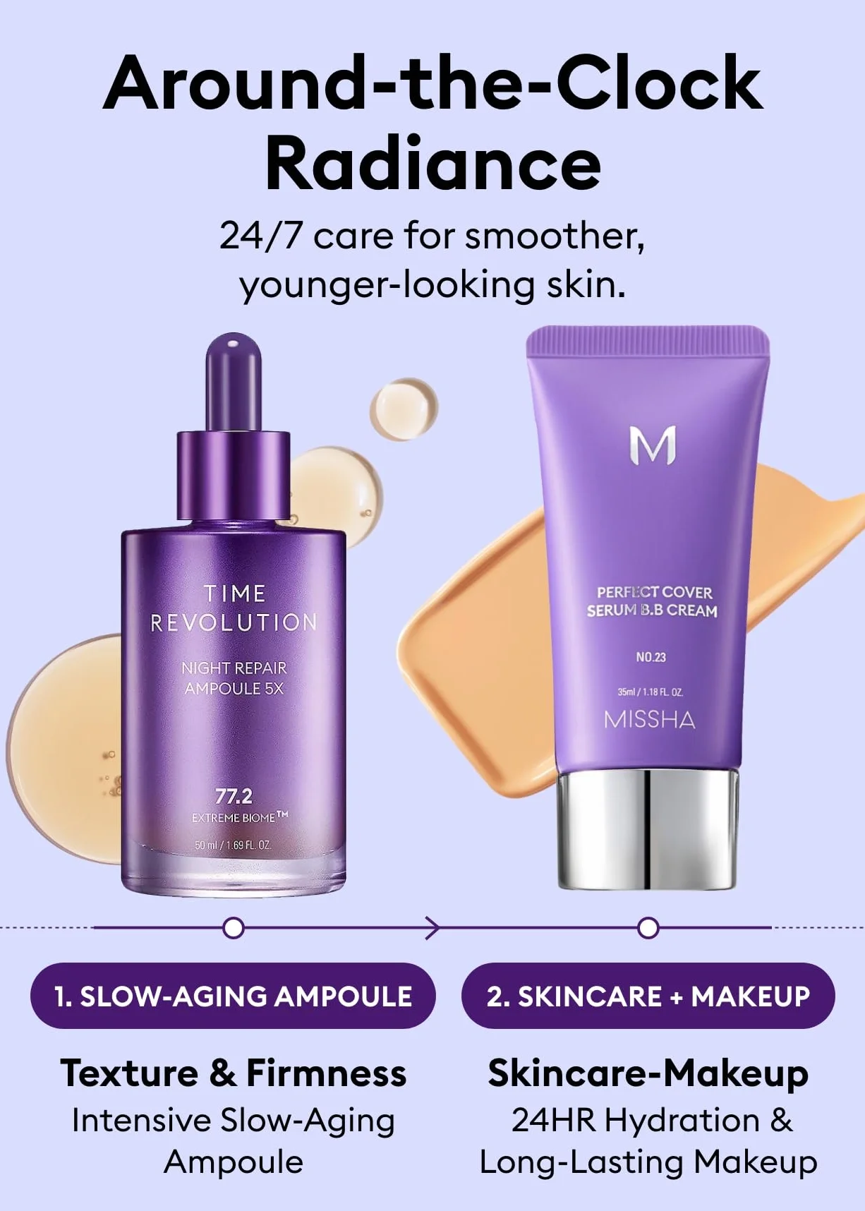 Missha Time Revolution Night Repair Ampoule 5x