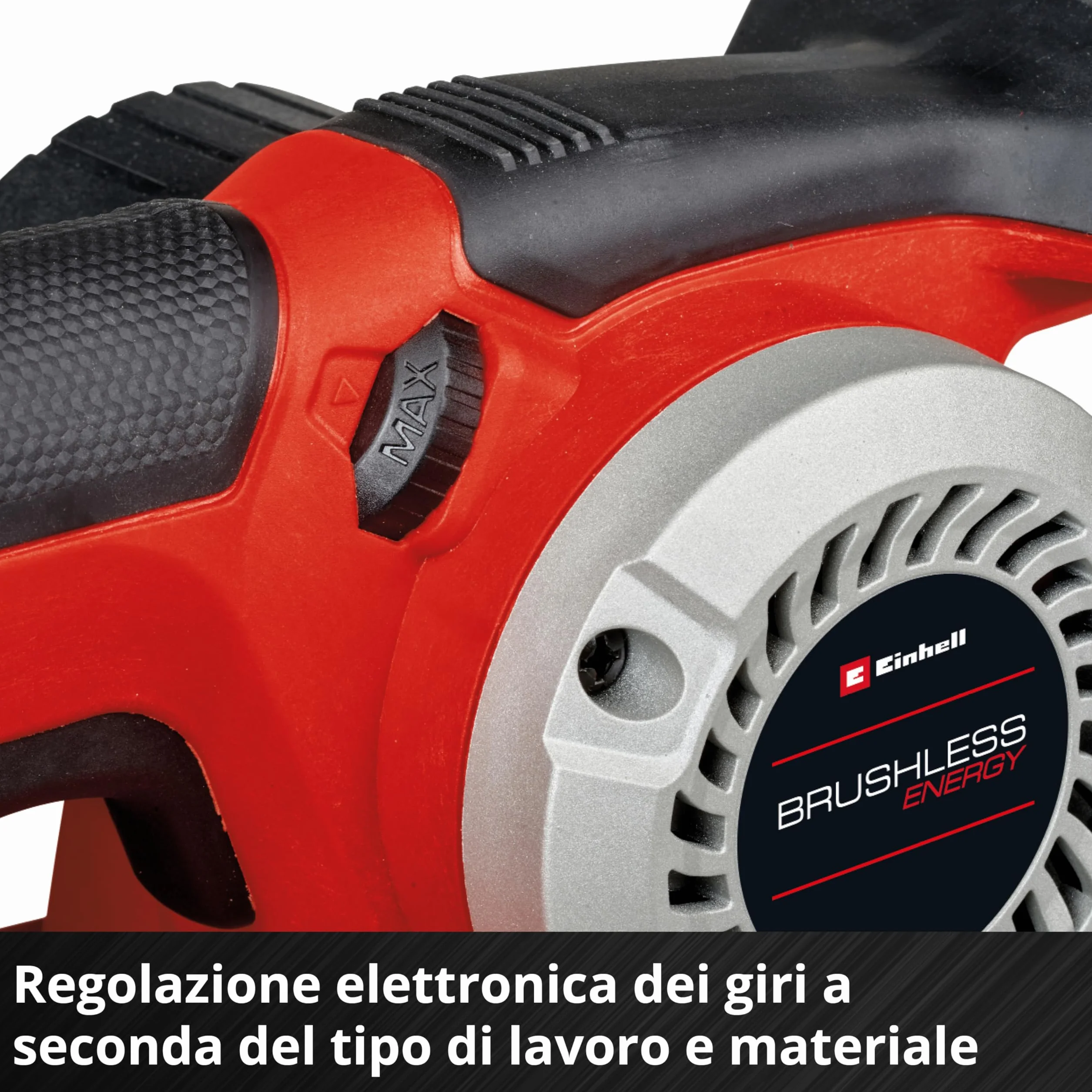Levigatrice a batteria TP-BS 18/457 Li BL-Solo Power X-Change Einhell 18 V Brushless 3 nastri abrasivi 457x75 mm