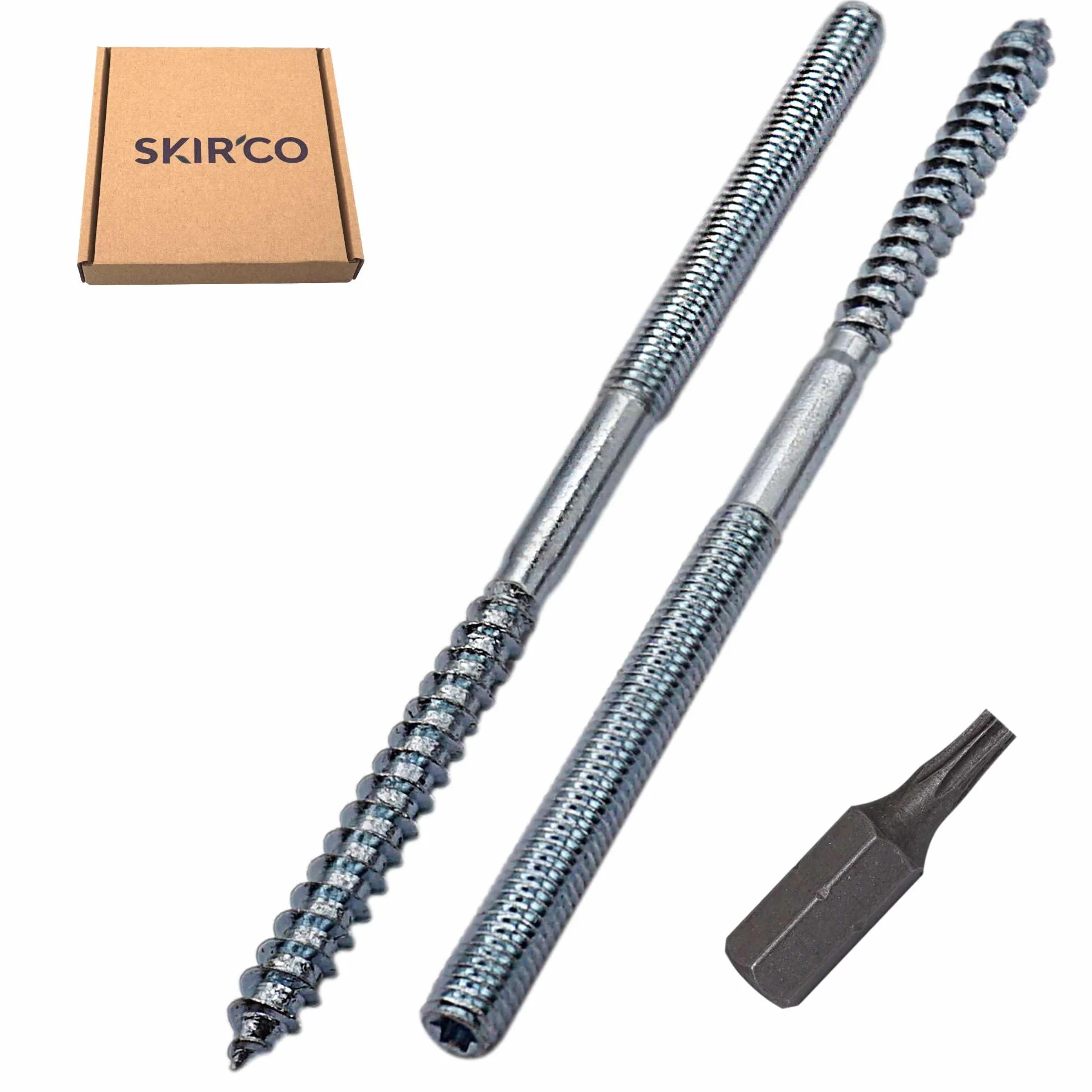 Bulloni M6 x 120 mm a doppia estremità SKIR'CO 20 pezzi