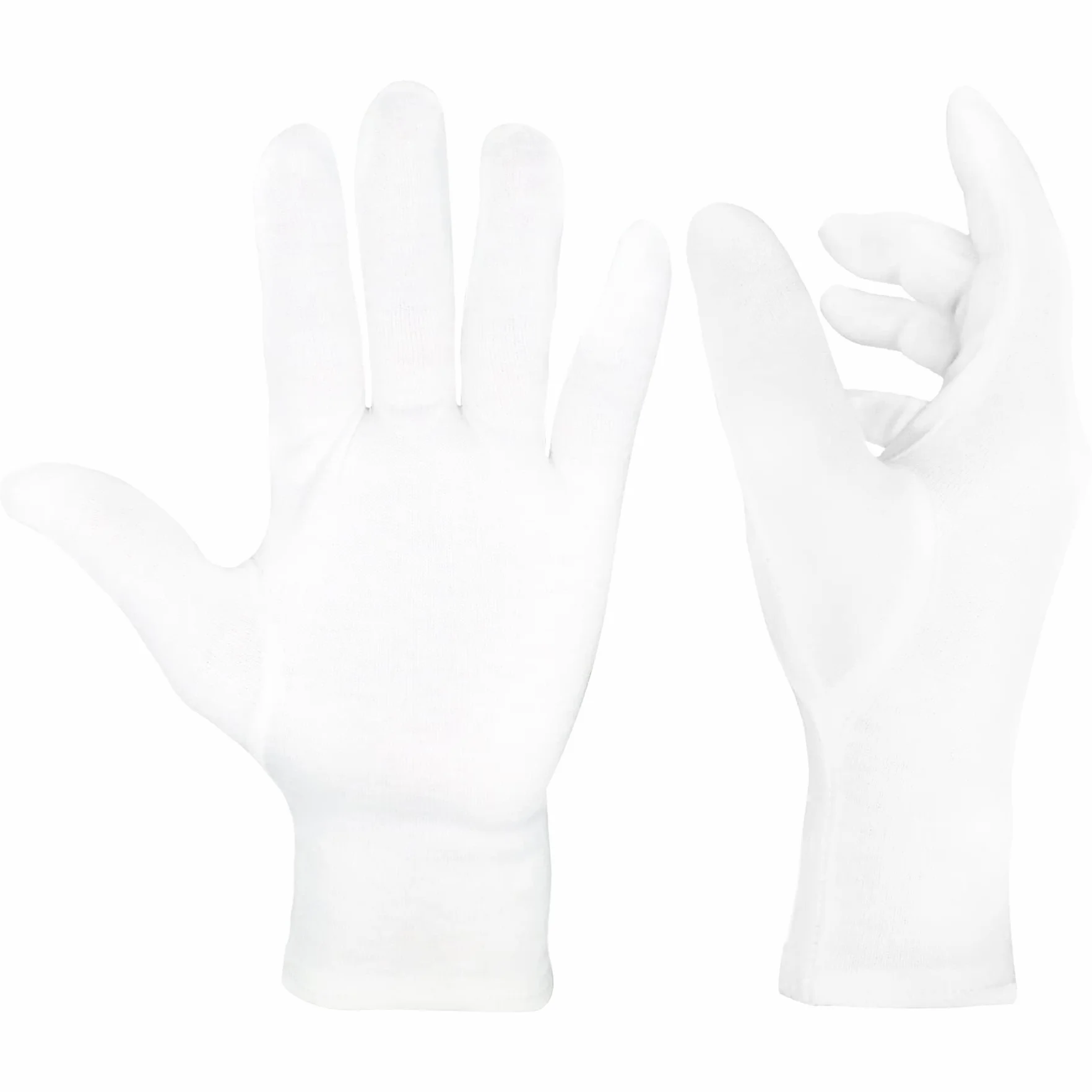 6, 12, 60, 120, 240 o 480 Paia, Guanti in Cotone, Guanti Idratanti, Morbidi, Elastici, Cura Delle Mani, Confortevoli, Mimo, Gioielliere, Cameriere, Costume, Bianco o Nero.
