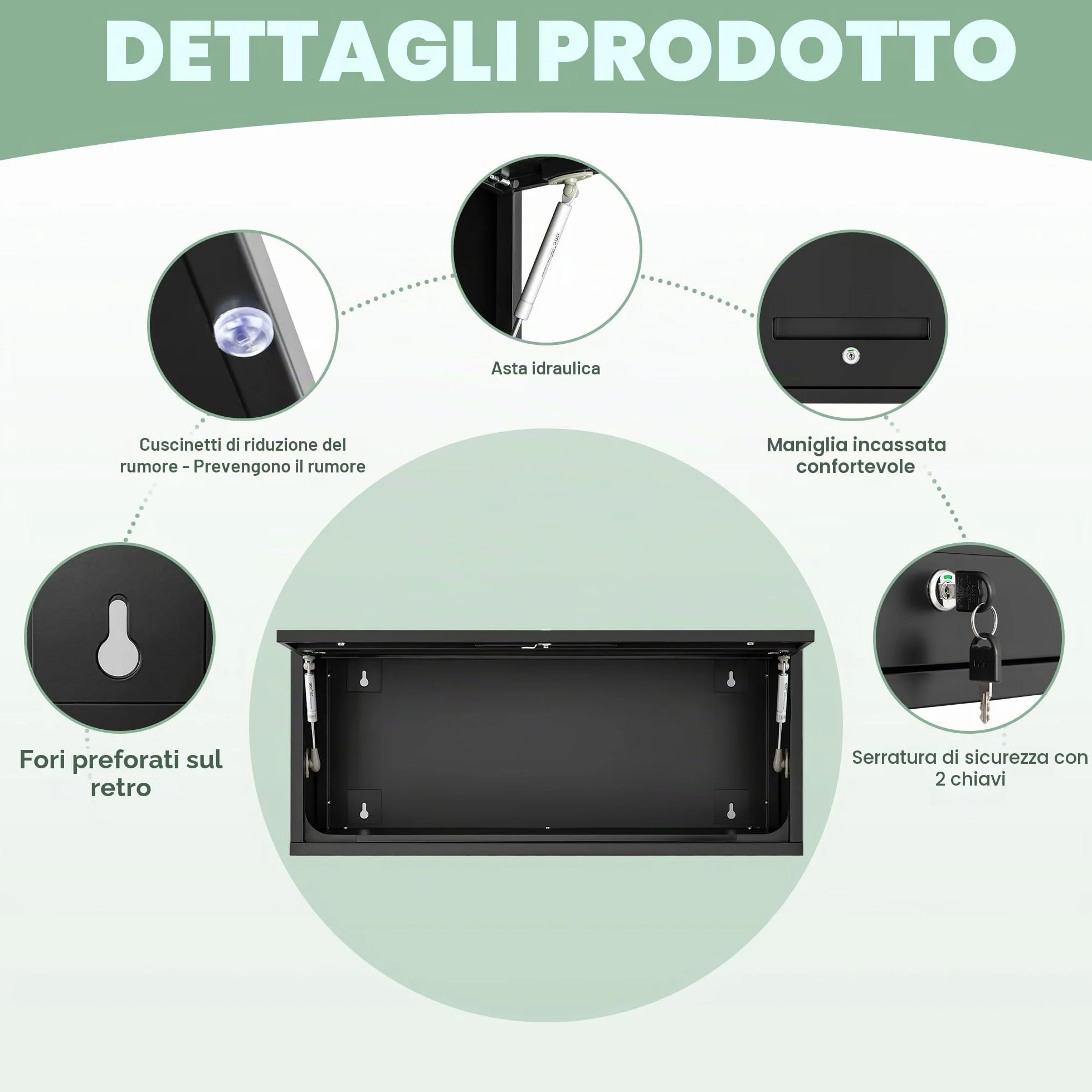 Sightlife Armadietto per attrezzi in metallo con serratura 32 x 80 x 35