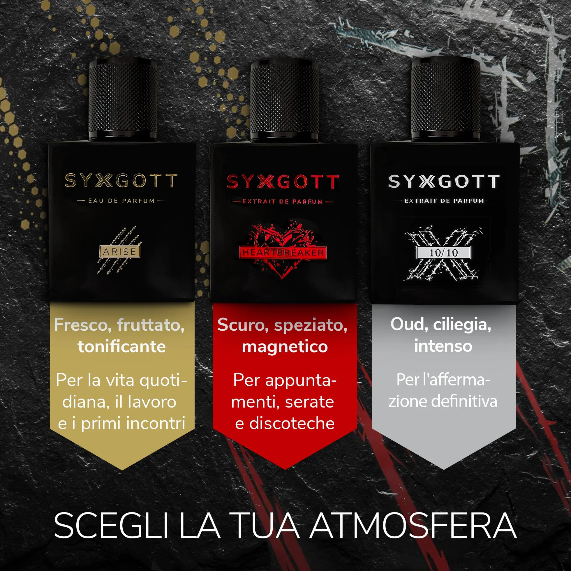 SYXGOTT HEARTBREAKER Profumo da uomo con olio di feromoni | Extrait de Parfum per uomini | Campioncino incluso | intenso, speziato e rinfrescante | Fragranza estiva durevole ideale per tutti i giorni