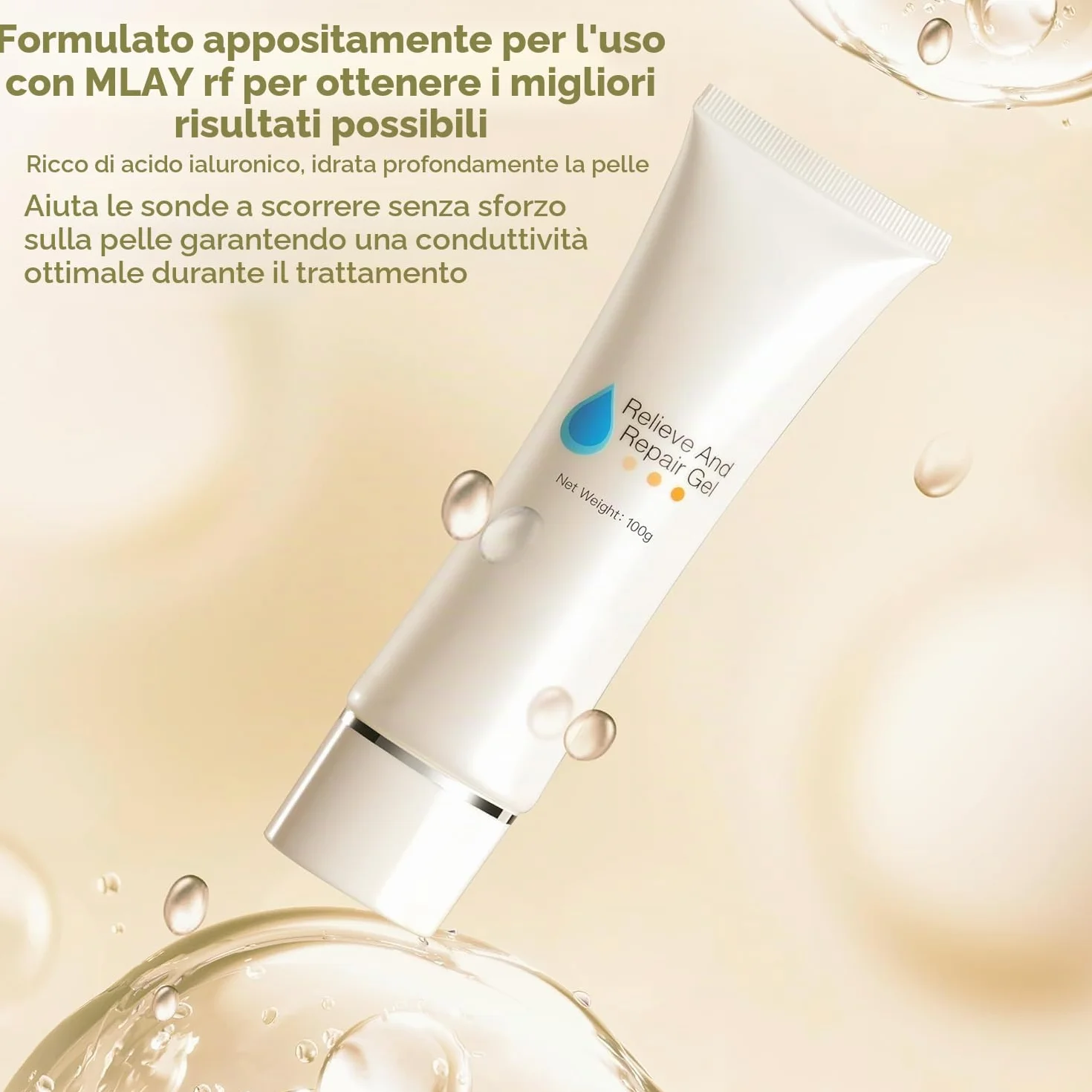 RF Radiofrequenza viso e corpo macchina rassodante – Professionale Home RF Lifting Skin Care Anti Aging Device – Effetti salone / più sicuro (bianco)