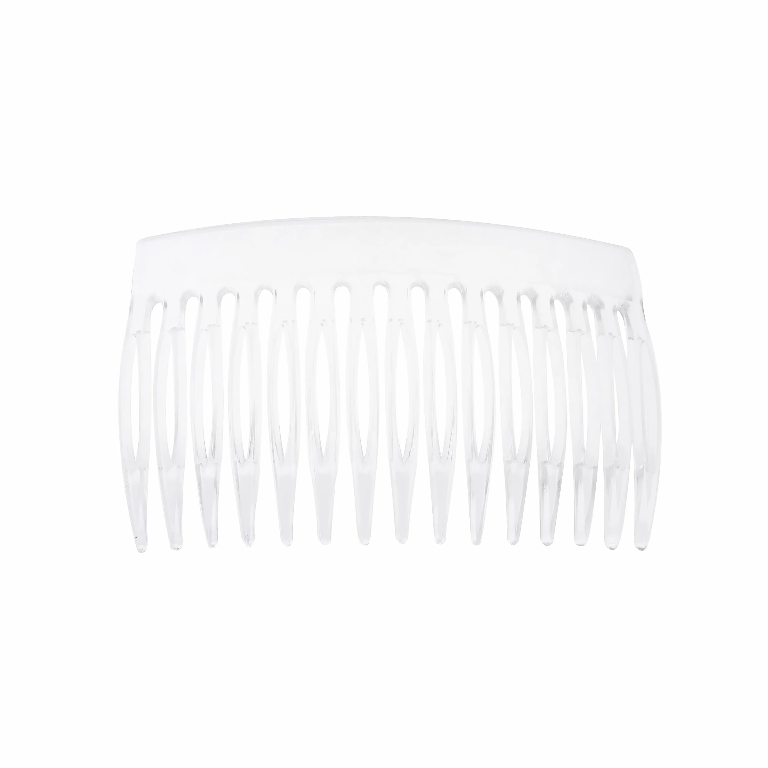 Fermaglio per capelli a pettine da 7 cm di colore trasparente - PETTINE FRANCESE CM 07 TRASPARENTE - Fianchino per capelli - made in France