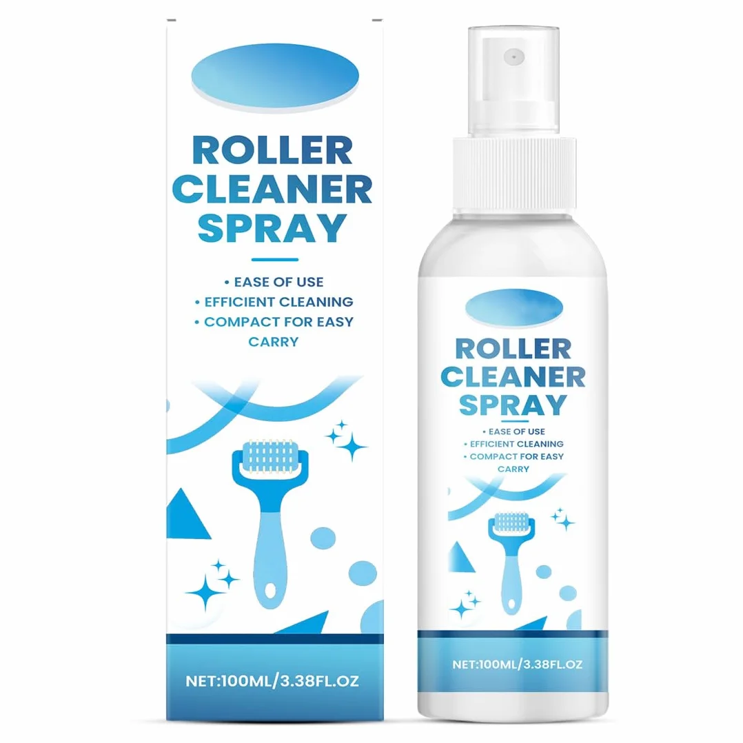 100ml Microneedling Viso Roller Cleaner Derma Roller Cleaner Spray Roller Cleaners, Adatto per Rulli, Microaghi, Derma Stamp