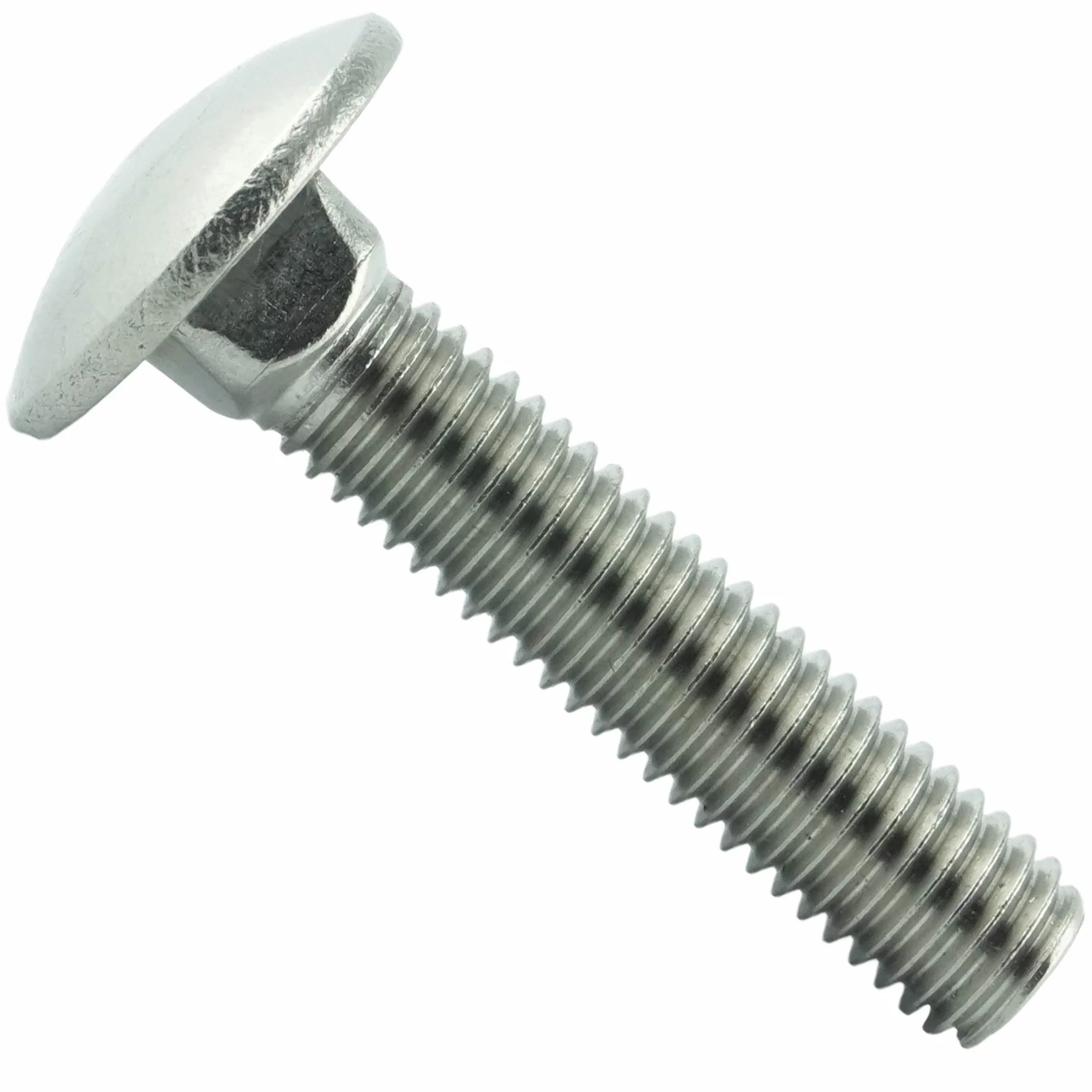 Viti a testa tonda M10 x 40 mm DIN 603 ISO 8677 acciaio inox A2 inossidabile (10 pezzi)