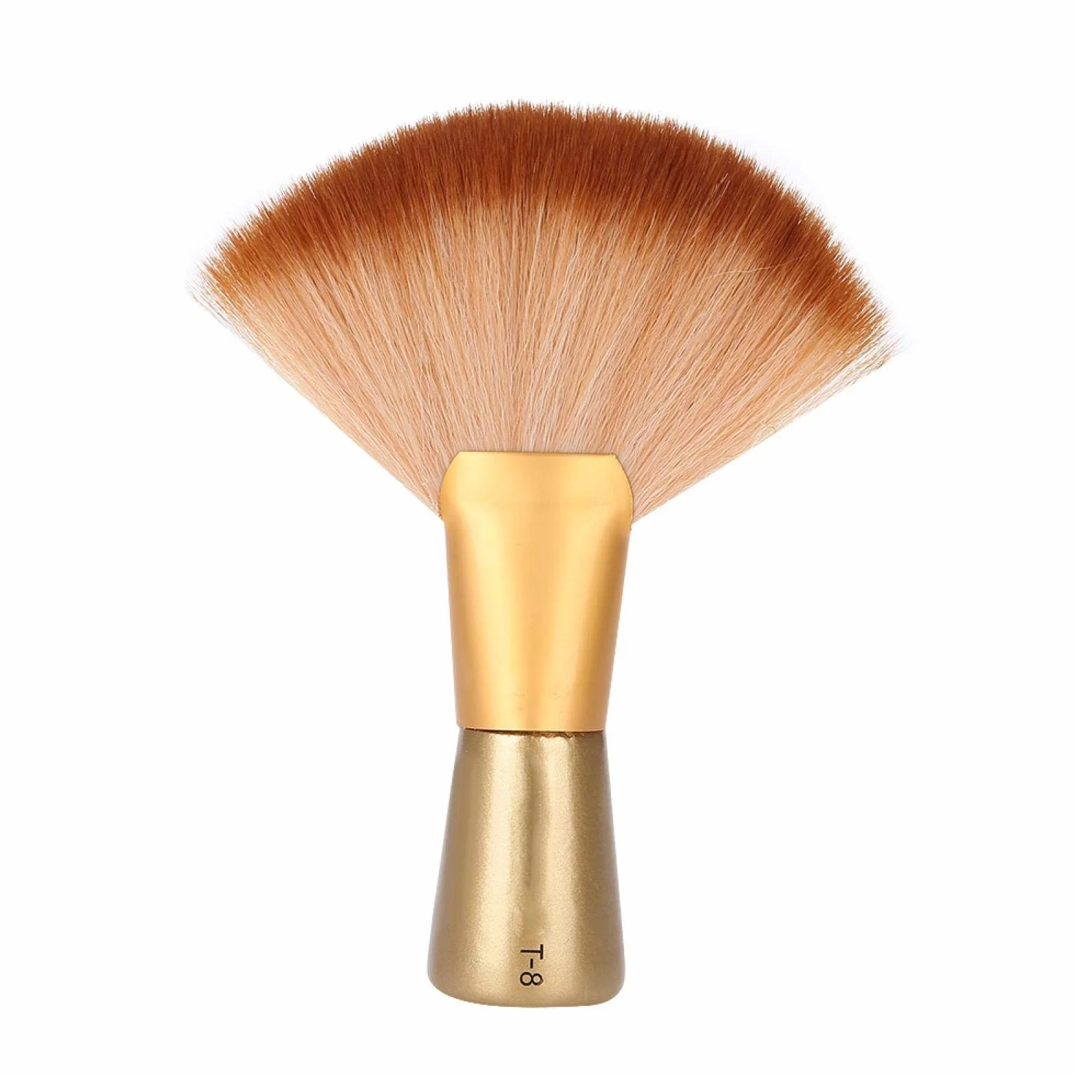 Spolverino per il Collo, Morbido Grande Salone a Forma di Ventaglio Stylist Barber Neck Face Duster Hair Brush Strumenti per Tagliare i Capelli per la Pulizia dei Capelli