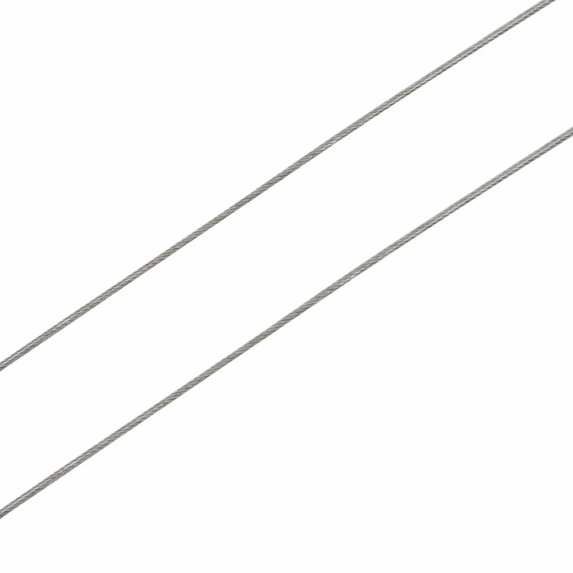 Cavo in acciaio rivestito antifurto 5 mm x 3 m con occhielli per bicicletta e mobili da giardino