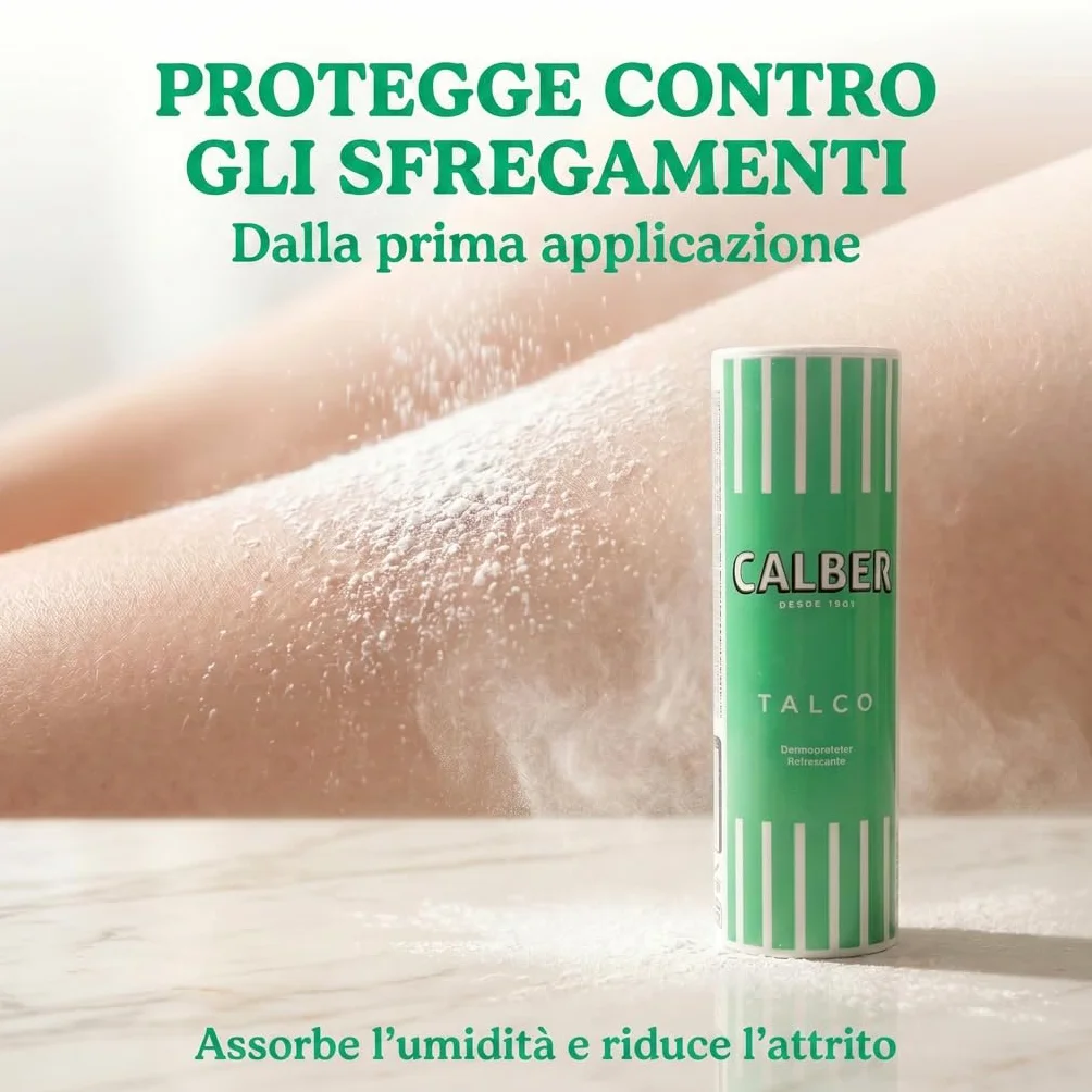 Talco in polvere CALBER 200 gr