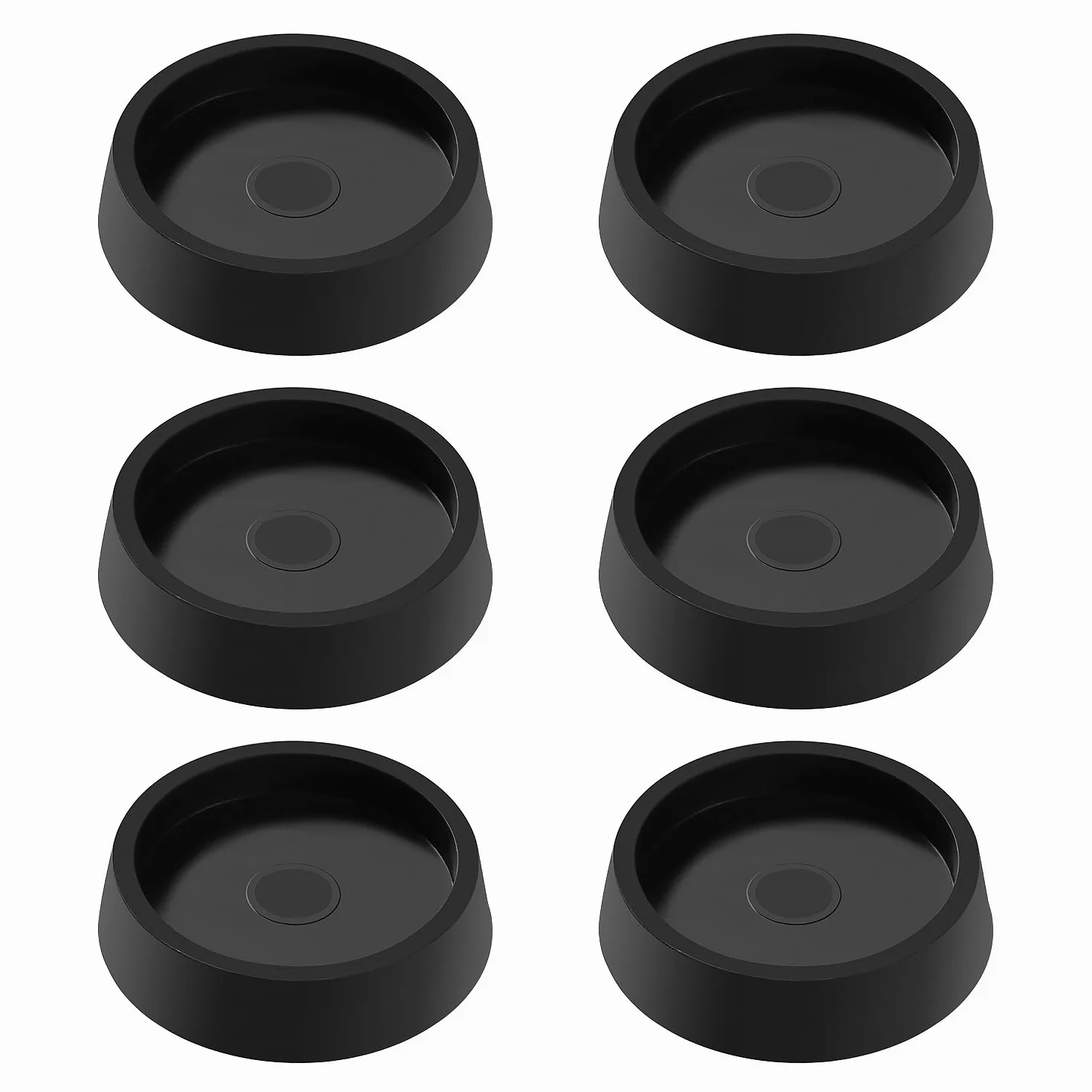Protezioni per Pavimento Antiscivolo 6 Pezzi, Tazze di Ricino in Gomma per Mobili, Coppe per rotelle, Piedini in Gomma Sottobicchieri