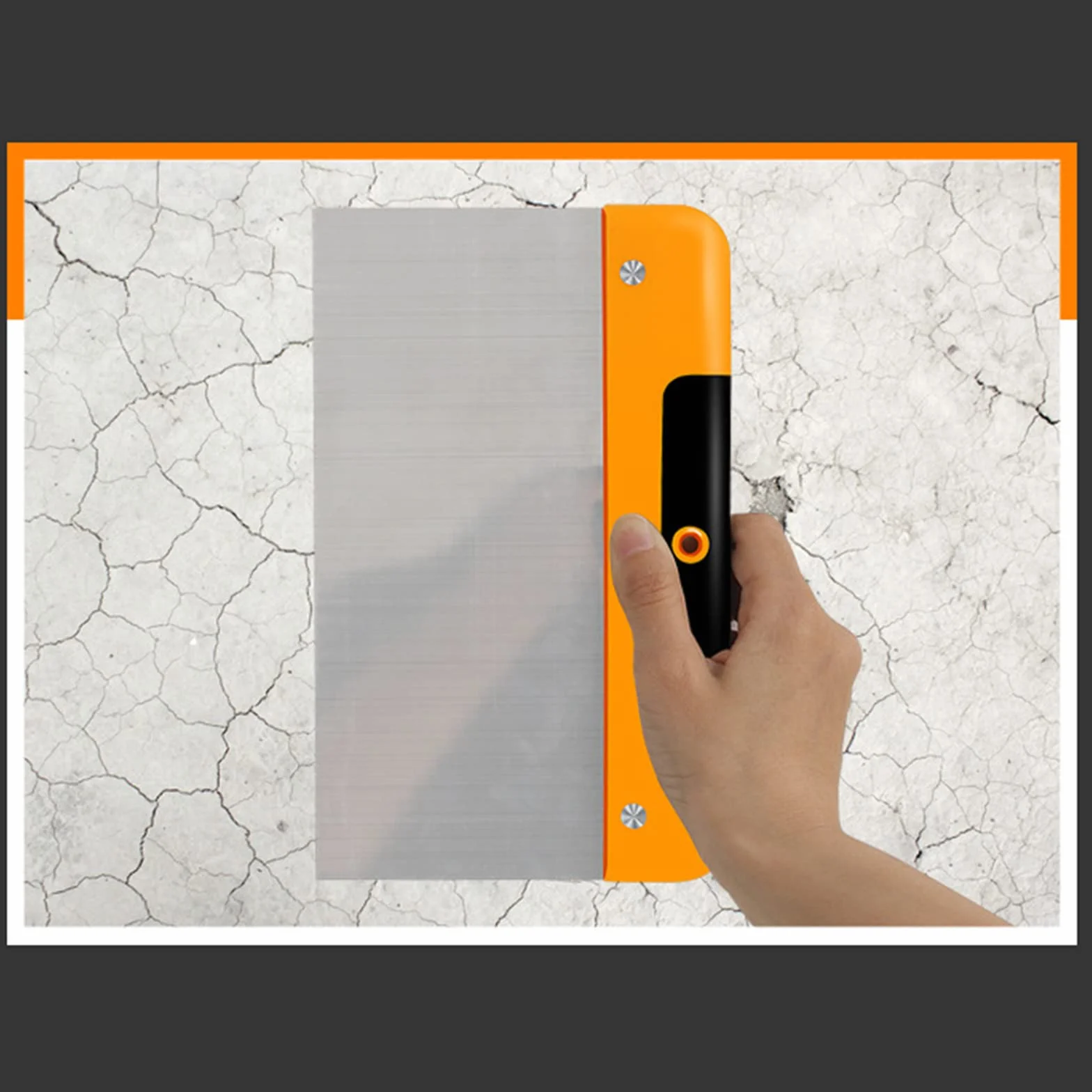 Raschietto Stucco Pala in Acciaio Inox 4 6 8 10 Pollici Utensili a Mano per Costruzione