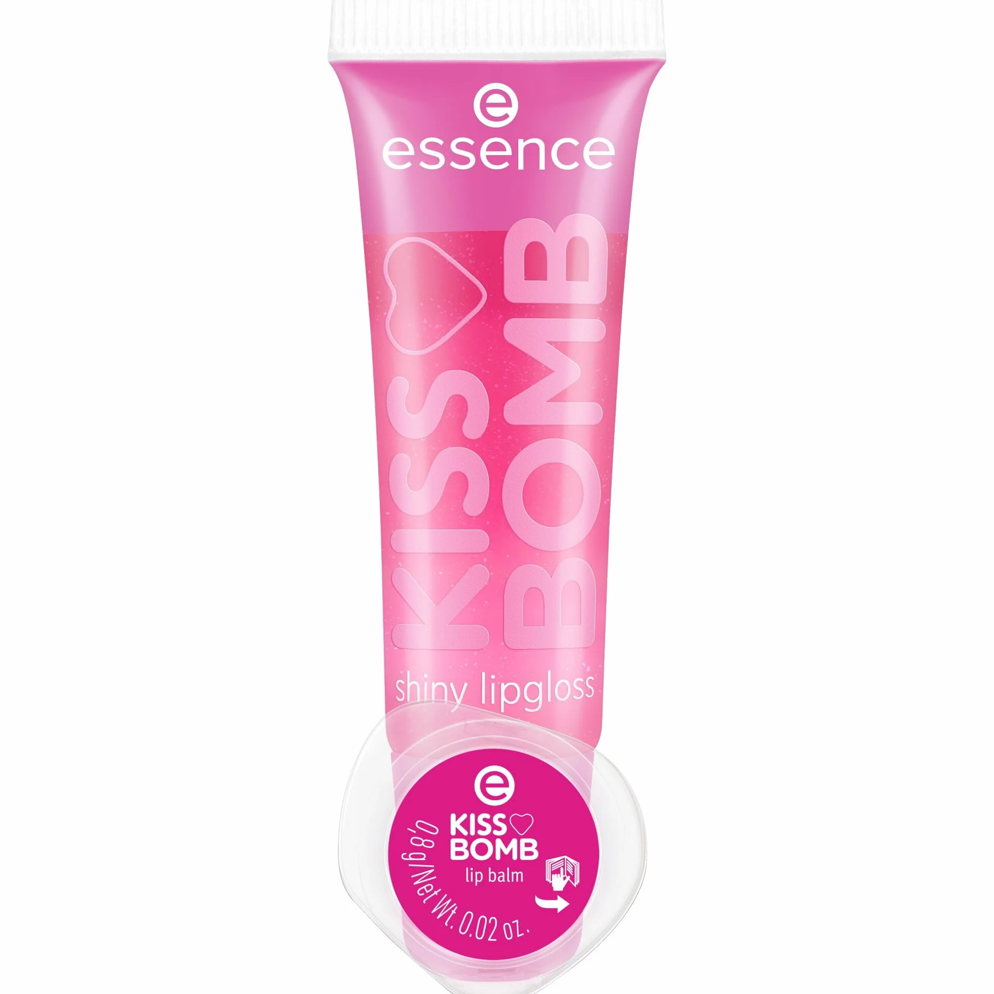 essence KISS BOMB lucidalabbra brillante & balsamo labbra, lucida (10.8ml)