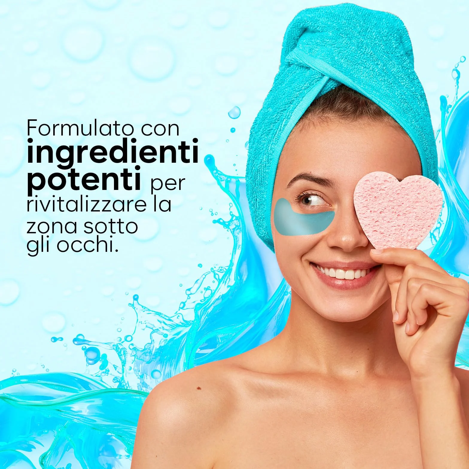 AURAE Patch Occhi, Maschera Occhi con Retinolo e Collagene, Patch Occhiaie e Borse, Maschera Occhiaie, Eye Mask per Schiarente e l'idratazione (30 Paia)