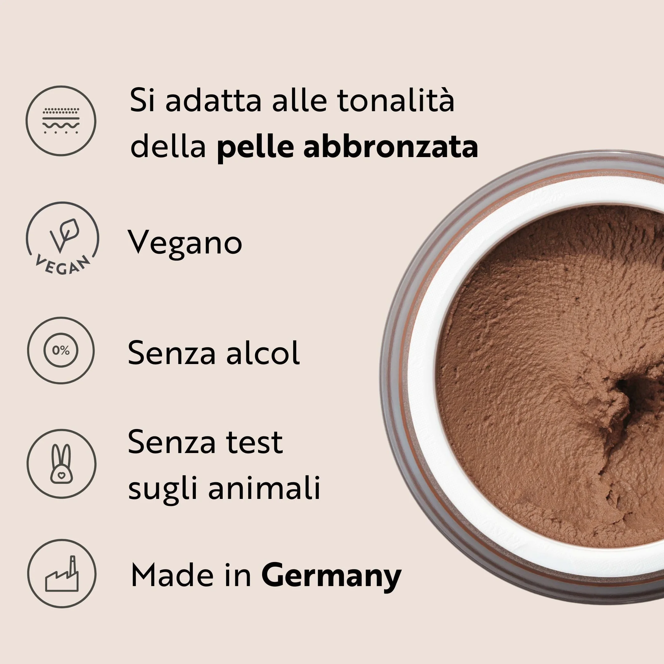 M. Asam Magic Finish Summer Teint Con SPF 30 (30ml), primer, fondotinta, cipria e correttore 4 in 1, nasconde, equilibra, abbellisce e perfeziona l'incarnato - Per pelli abbronzate, vegan