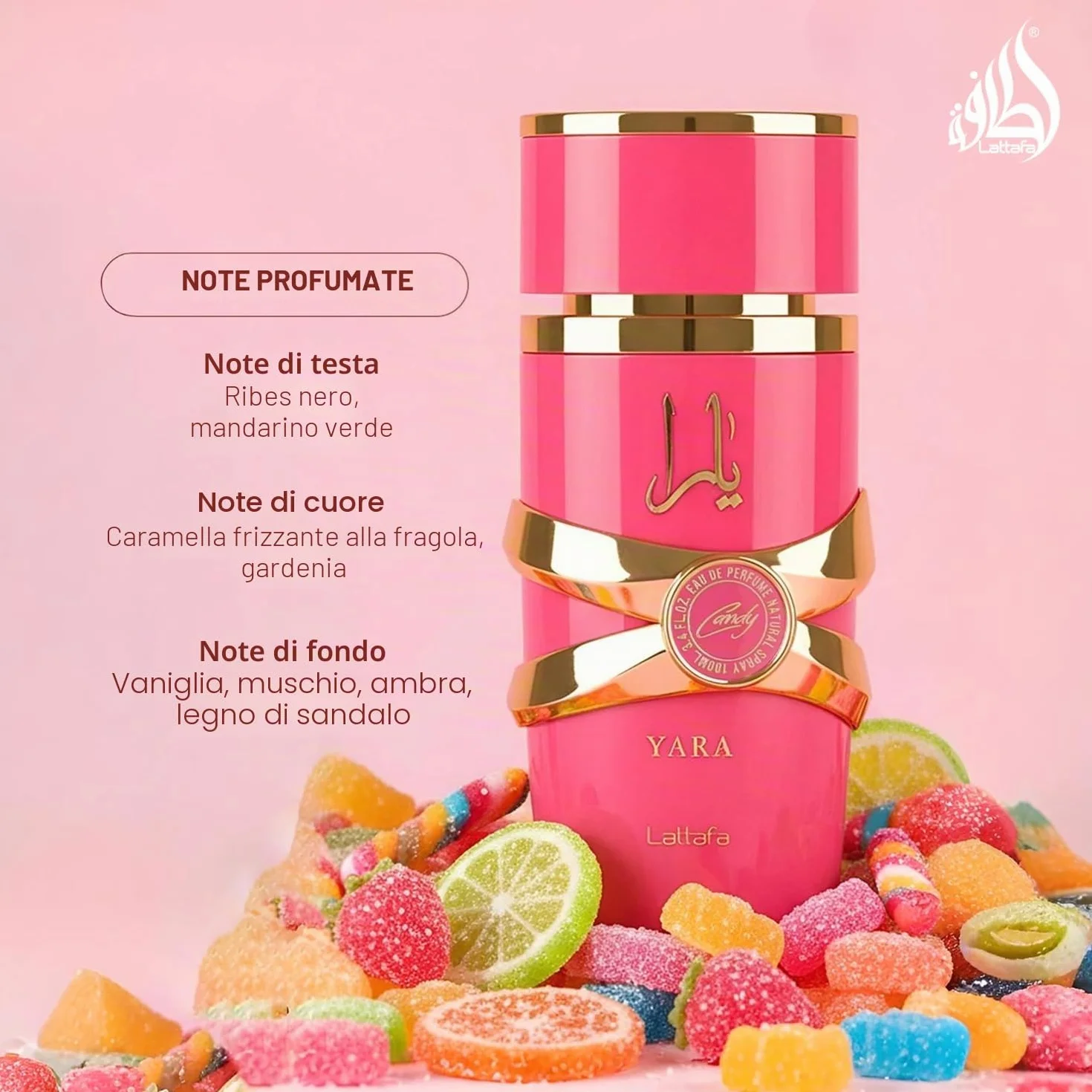 Lattafa - Yara Candy - Eau de Parfum - 100 ml
