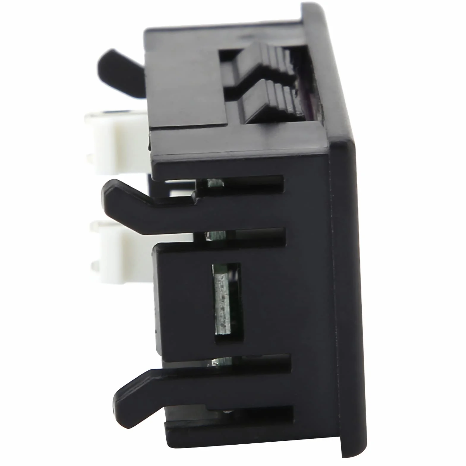 Amperometro digitale Alta precisione 3 cifre Modulo rivelatore di corrente Amp Monitor di misurazione Pannello di misurazione DC 0-1A (Giallo)