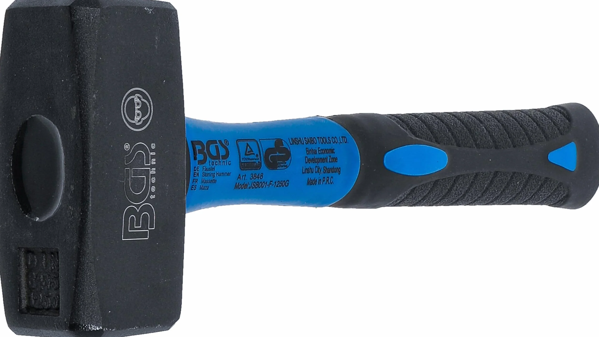 BGS 3848 Mazzetta manico fibra di vetro 1250 g DIN 6475
