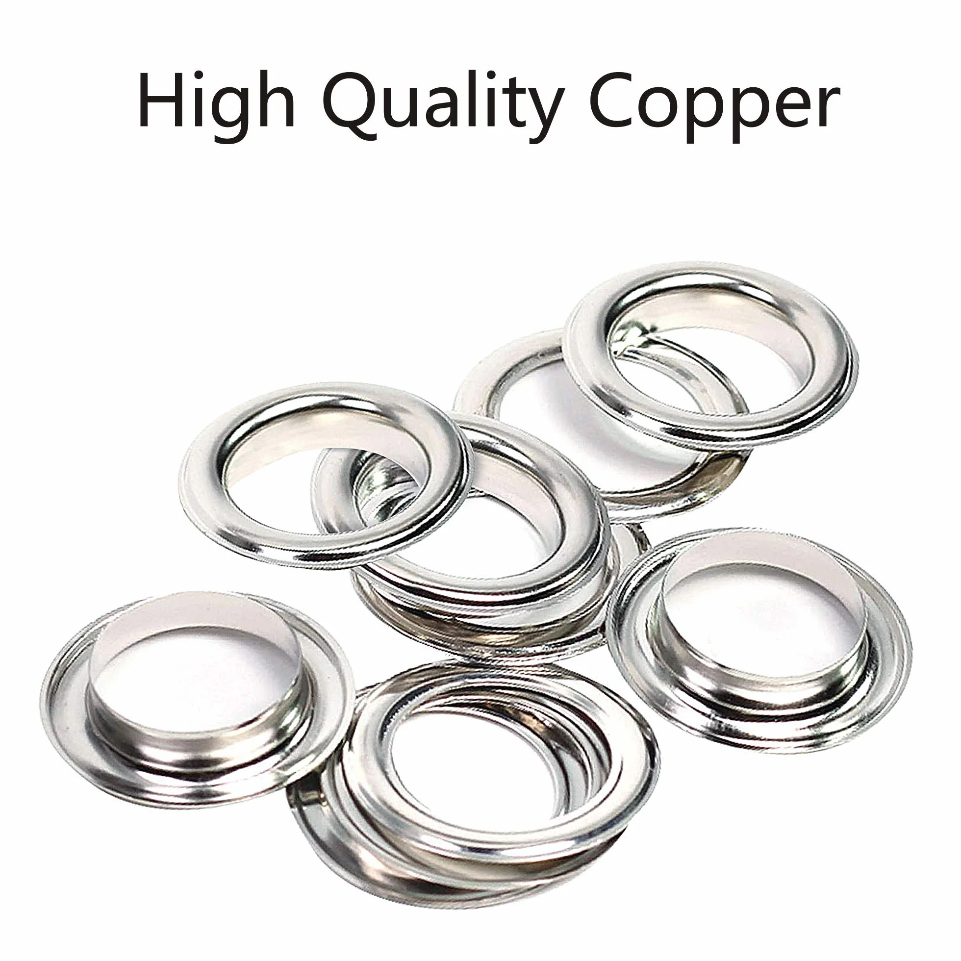 Occhiello Grommet Kit Professionale 12mm Rondelle Metallici per Scarpe Borse Abbigliamento Teloni