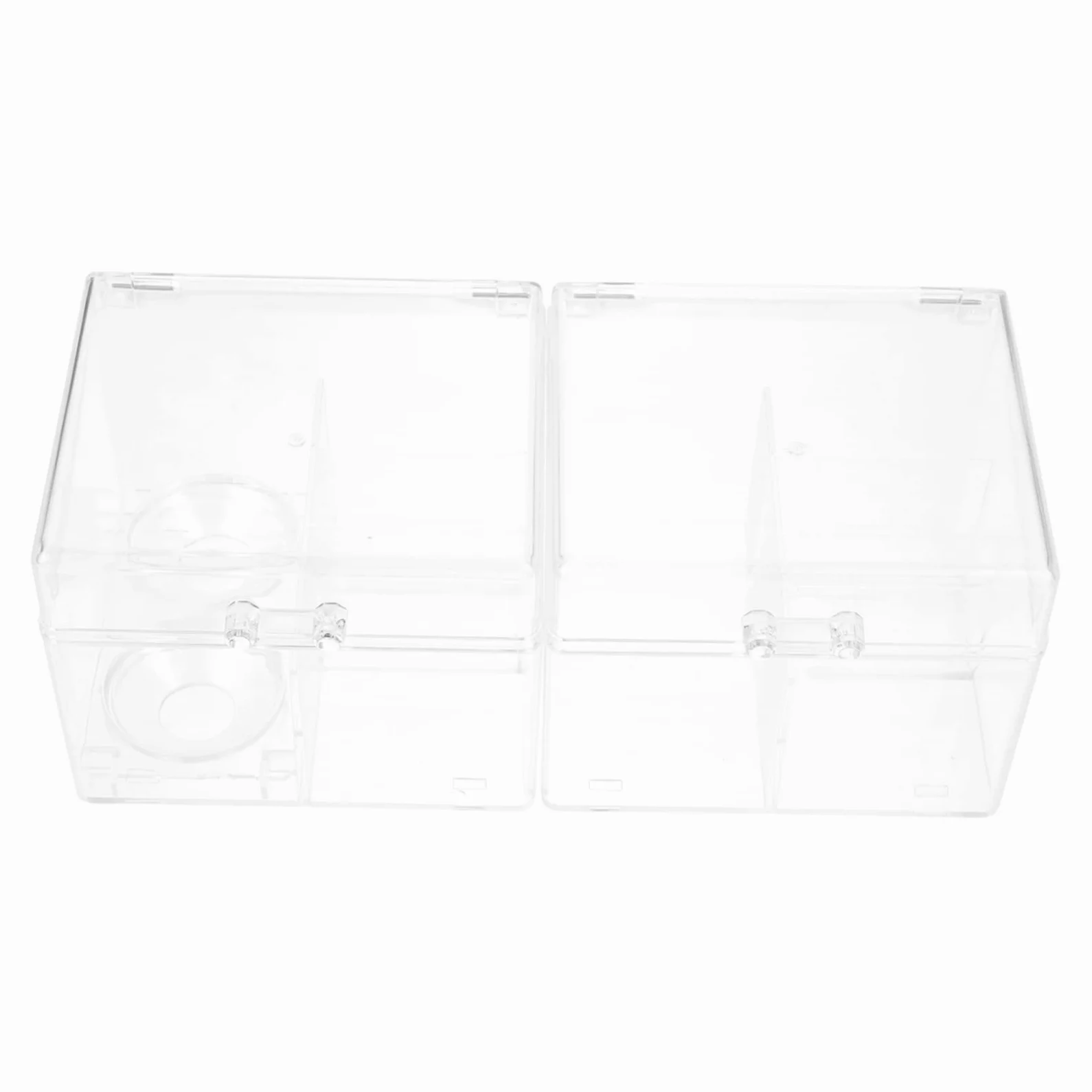 2 pezzi contenitore per il trucco lucidalabbra trasparente rossetto organizer torre organizer per gioielli vassoio organizer per cosmetici in acrilico organizer per cosmetici organizer in cotone per