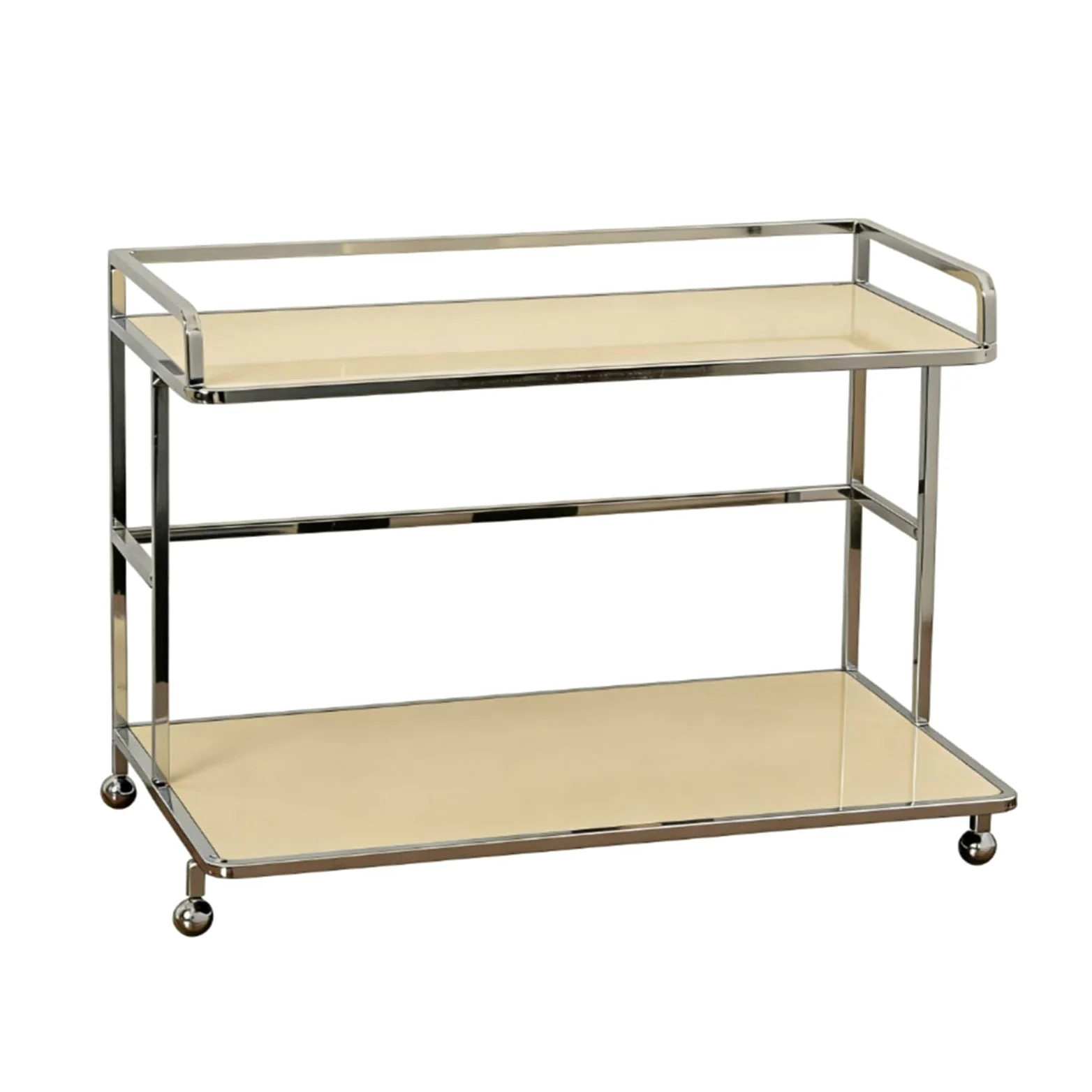 predolo Organizer da Toeletta in Acrilico Design Moderno Scaffale a più Livelli per Trucchi Telaio Robusto Organizer per Trucchi a più Livelli per Comò, Bagno, Beige, Alto