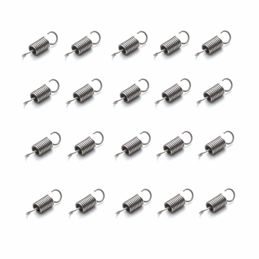 304 Acciaio Inossidabile Molla Compressione 0,3mm x 3mm x 10mm Gancio Tensione Molla per Forbici Giardino