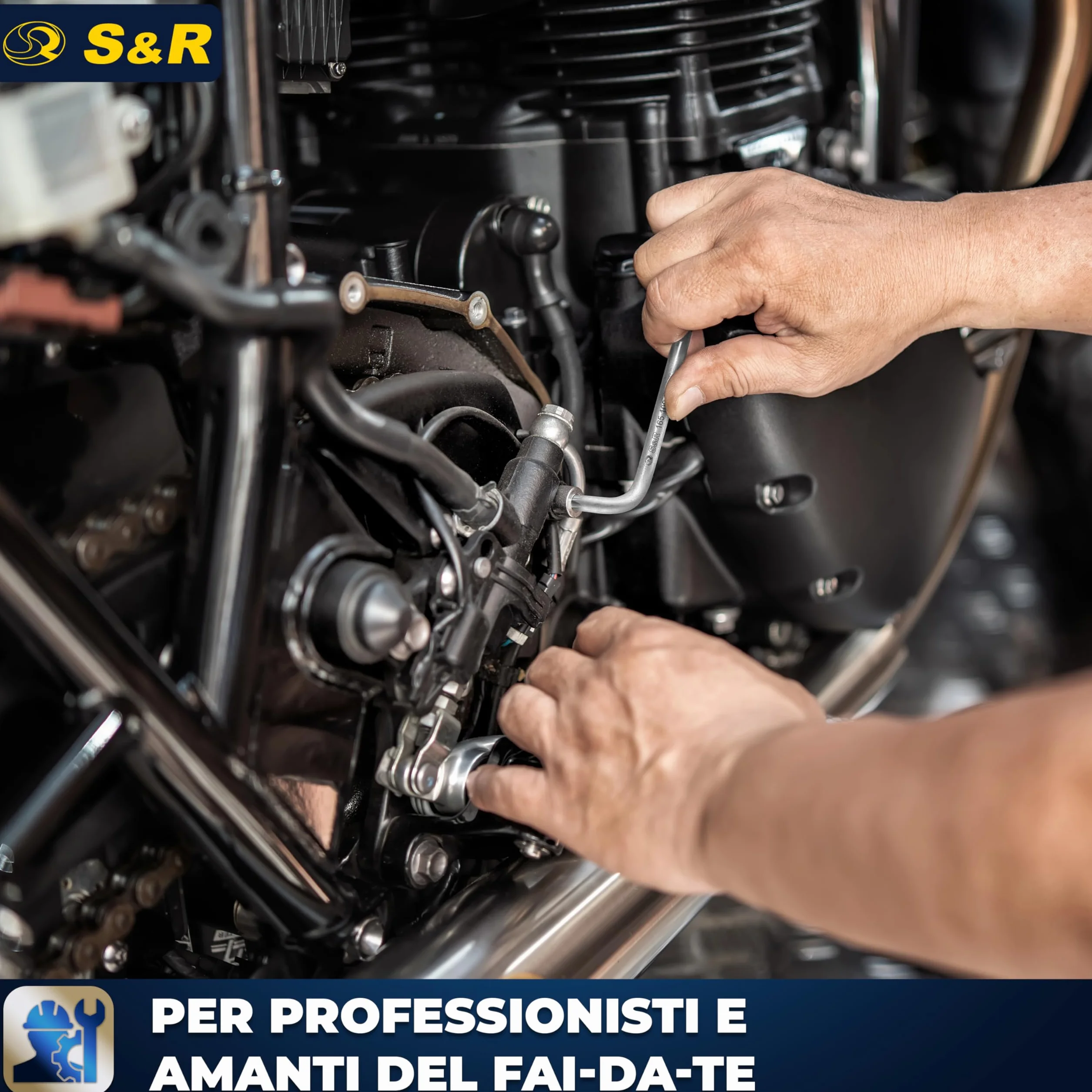 S&R Zestaw kluczy Torx i Allen 15 szt. TX6-TX60 w składanym uchwycie