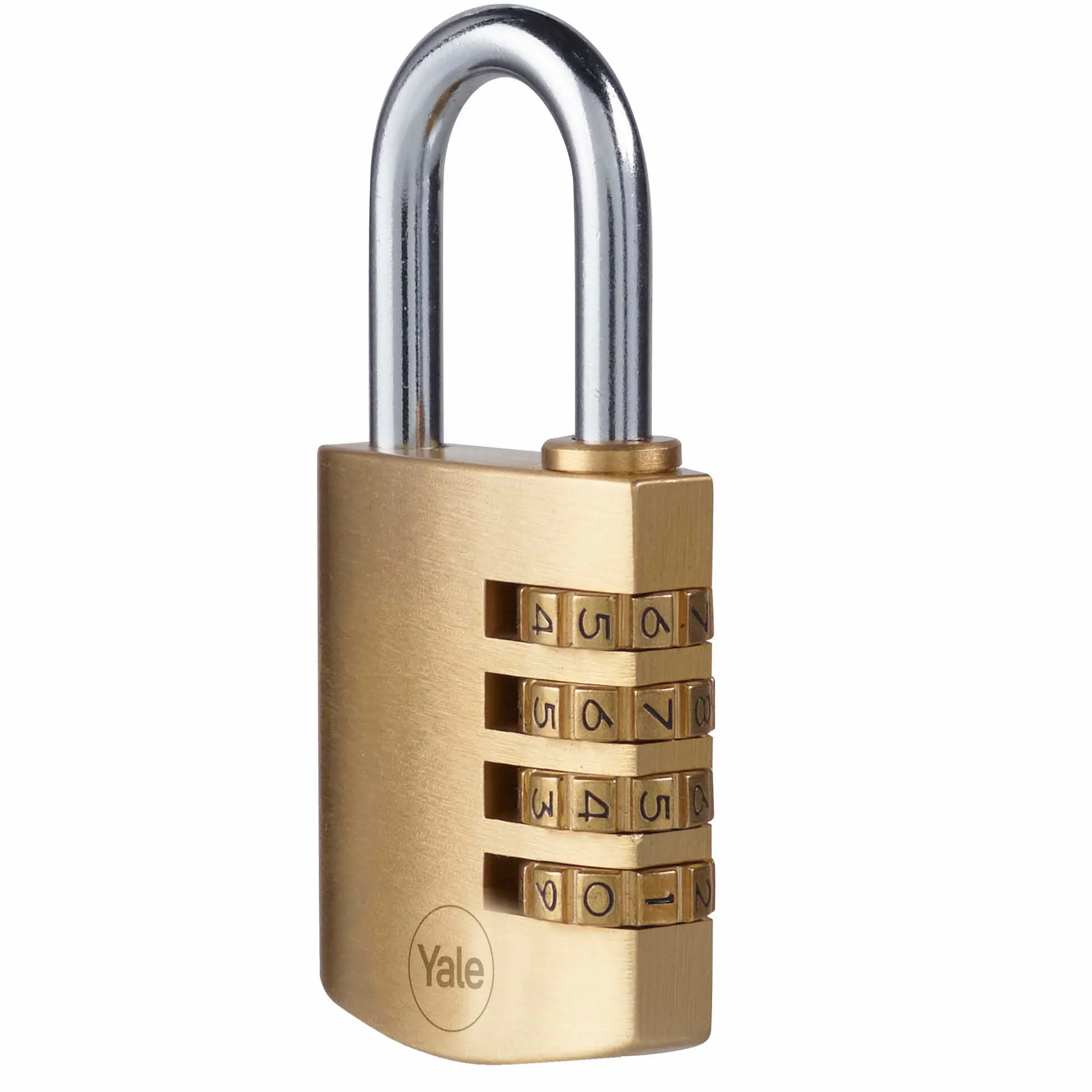 Yale Lucchetto a combinazione Y150B/40/130/1 corpo 40mm, arco in acciaio, 4 cifre