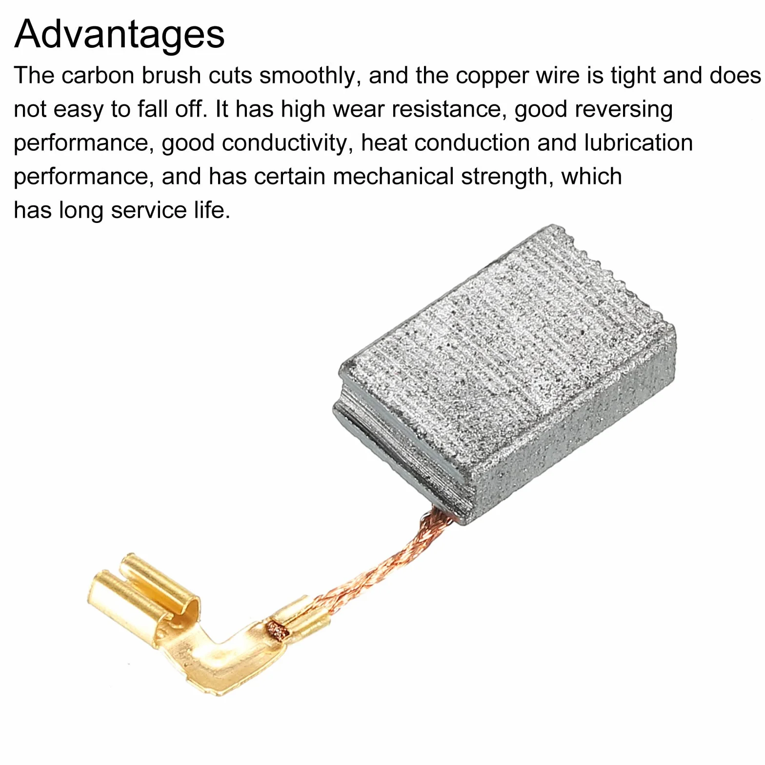 PATIKIL 16x11x5mm Spazzole Carbone Ricambio per Motori Elettrici Smerigliatrice, 10pz