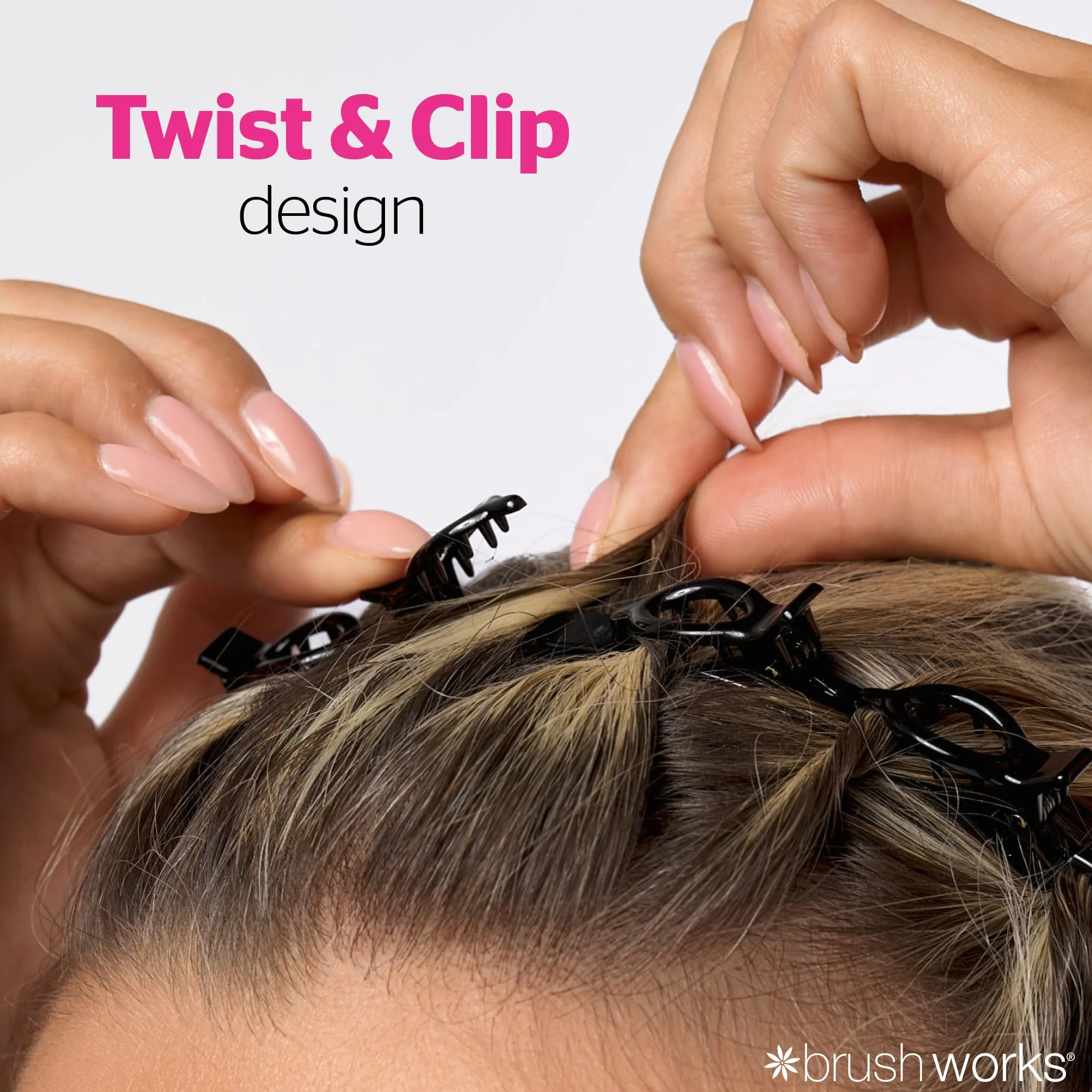 Brushworks Butterfly Clip Headbands - 3 Pack