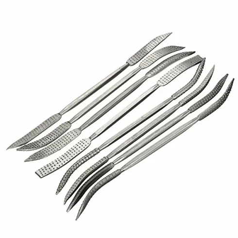EsportsMJJ 8Pcs 190Mm Raspa File Legno Doppia Finito Grossolana