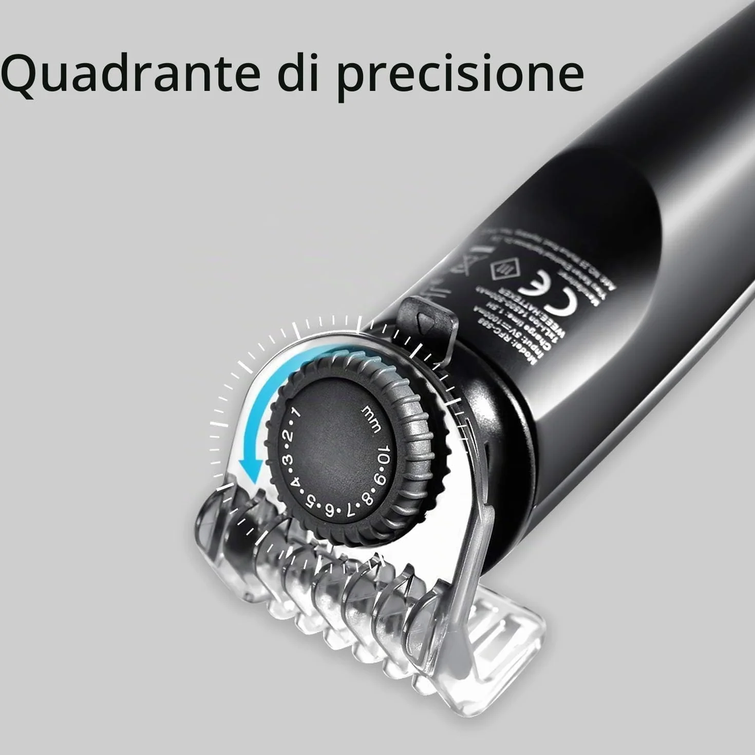 Hatteker Regolabarba Tagliacapelli Uomo Professionale Barba e Capelli e Corpo Bodygroom Regolatore per Capelli impermeabile 5 in 1