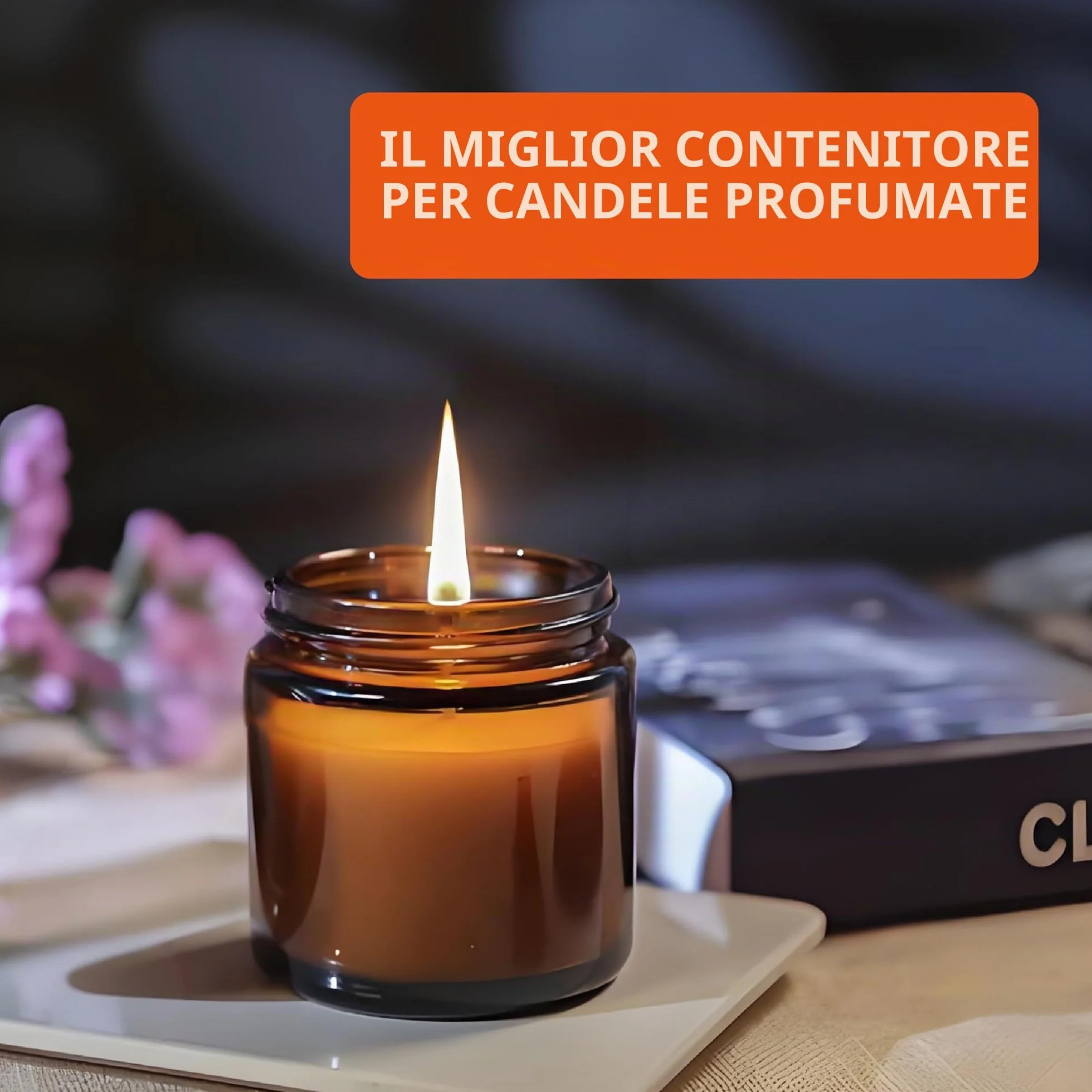 Set di 2 Vasetti in Vetro Ambrato da 100 ml con Coperchio a Vite, Contenitori Multiuso per Cosmetici, Creme, Oli Essenziali, Protezione UV, Perfetti per Viaggio e Conservazione Domestica