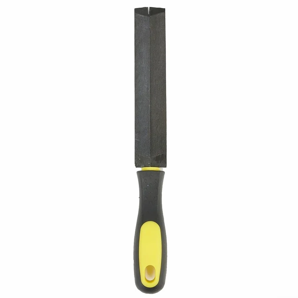 Lima per sega da potatura giardinaggio carpenteria, acciaio T12, manico TPR, 15,2 cm