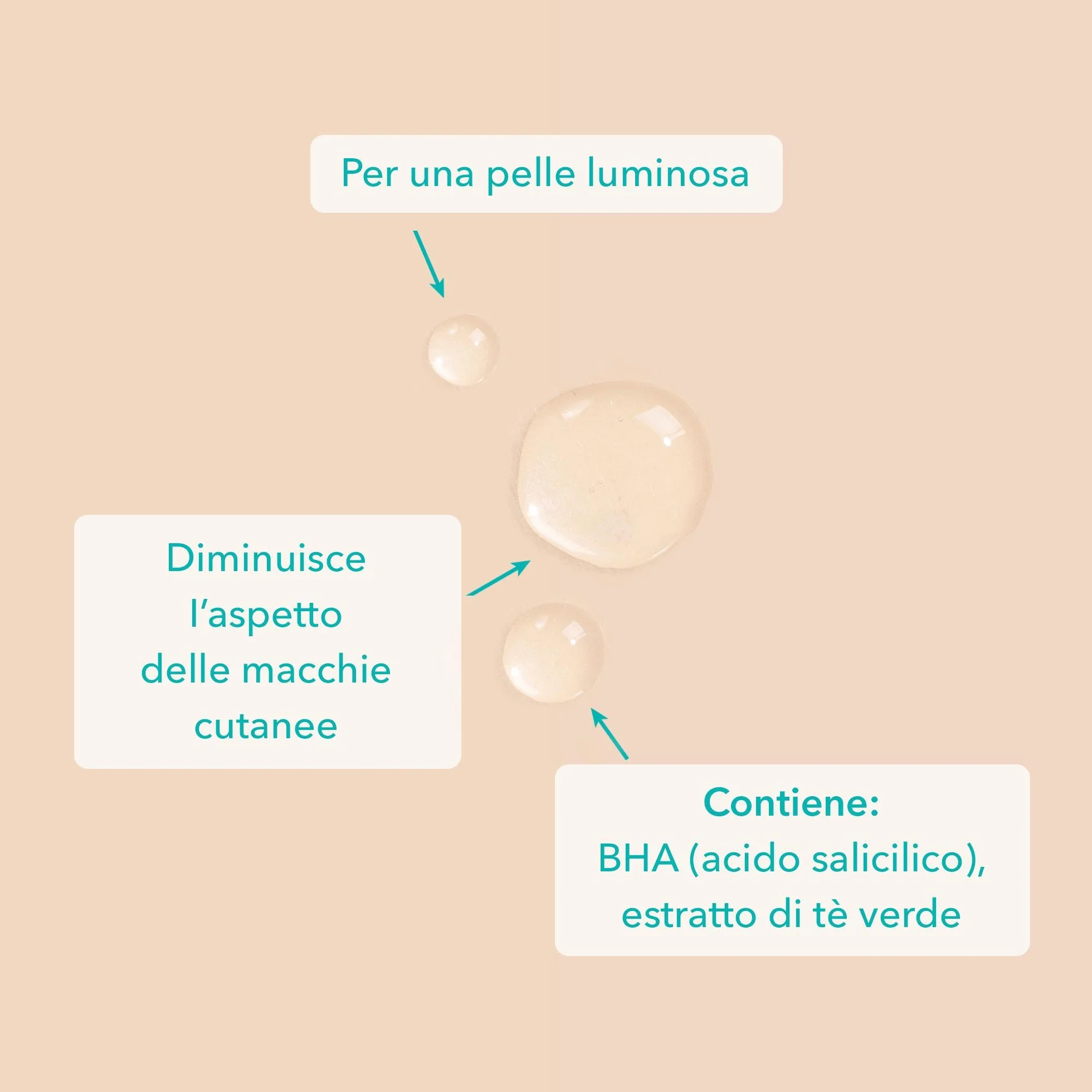 colibri skincare 2% BHA Peeling viso chimico esfoliante con acido salicilico - tutti i tipi di pelle, specialmente grassa e mista - scrub donna e uomo - 30 ml