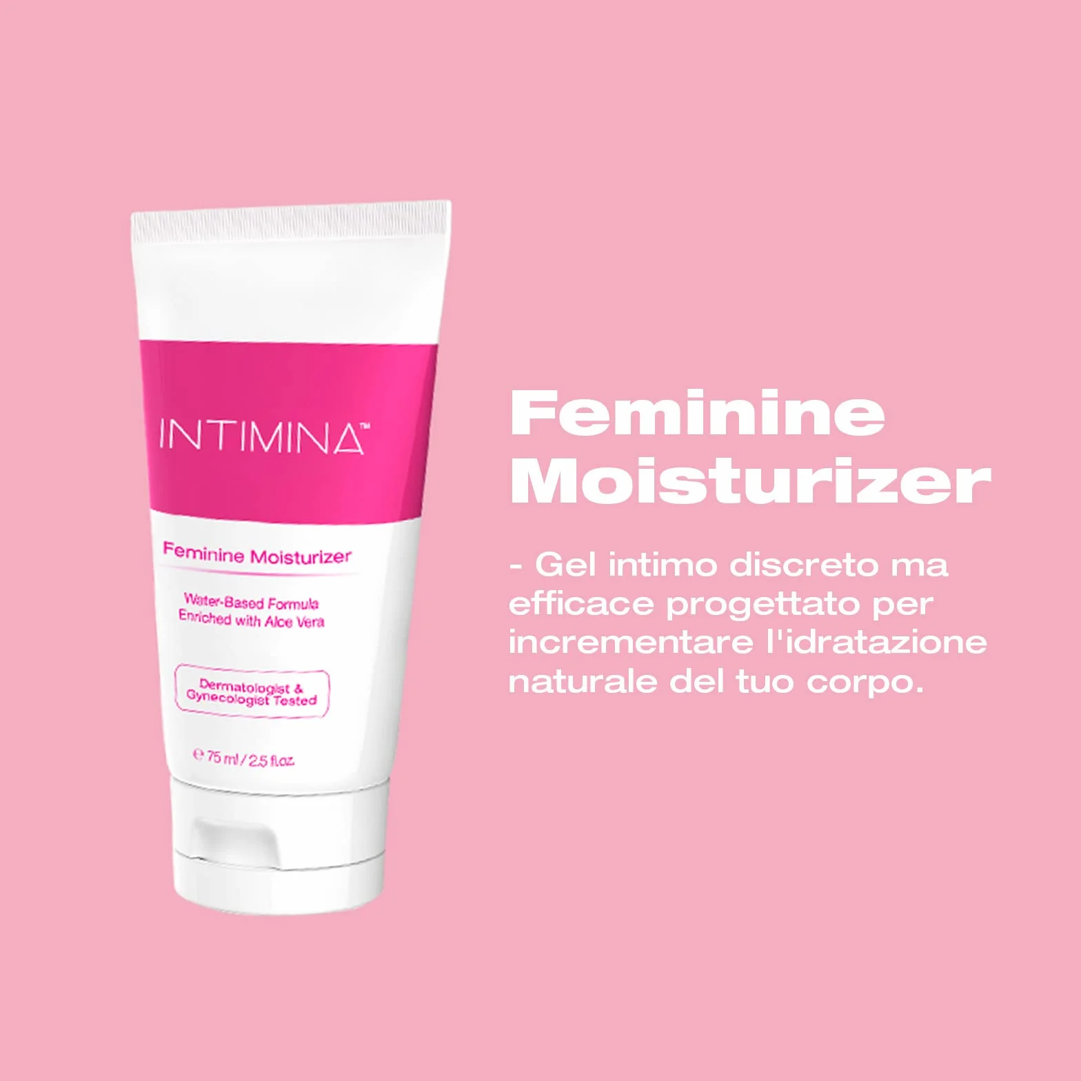 INTIMINA Feminine Moisturizer - Idratante vaginale - Gel lubrificante personale per donne