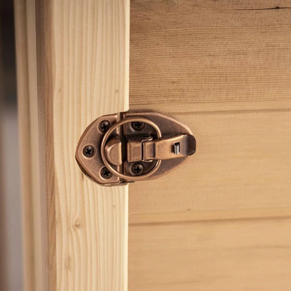HOME DELUXE cabina a infrarossi REDSUN M VSS 120x105x190 cm per 2 persone 6 radiatori a spettro completo legno hemlock