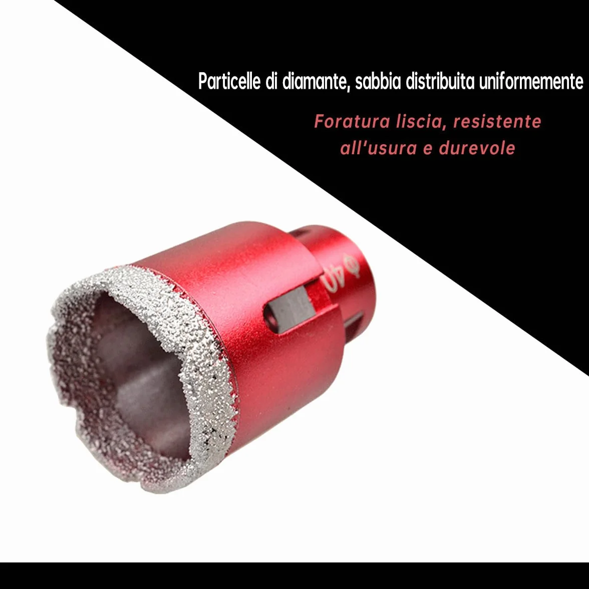 SUQIN 6mm Punta Per Trapano Diamantata con M14 Filetto Vacuum Brasato Fresa Diamantata Per Piastrelle Porcellana Ceramica Granito